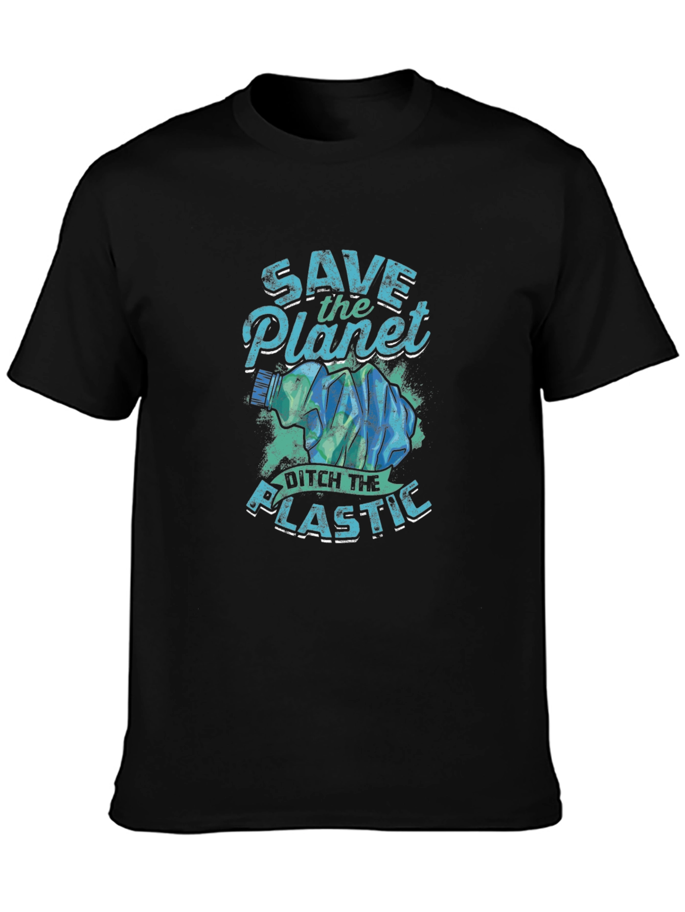 Save the Planet T-Shirt - Ditch Plastic