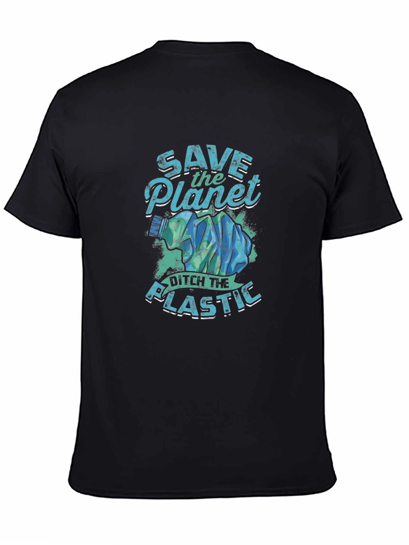 Save the Planet T-Shirt - Ditch Plastic