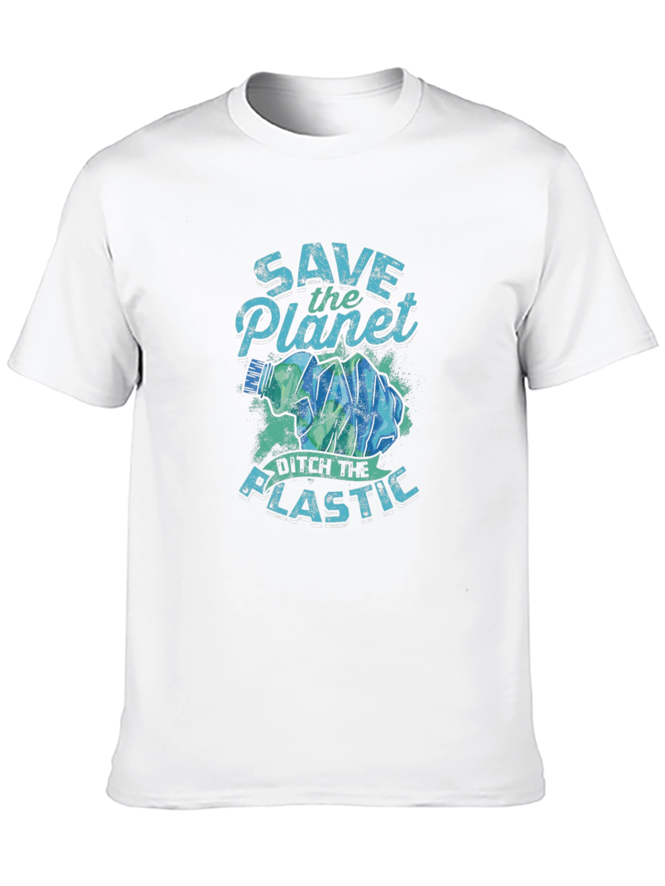 Save the Planet T-Shirt - Ditch Plastic