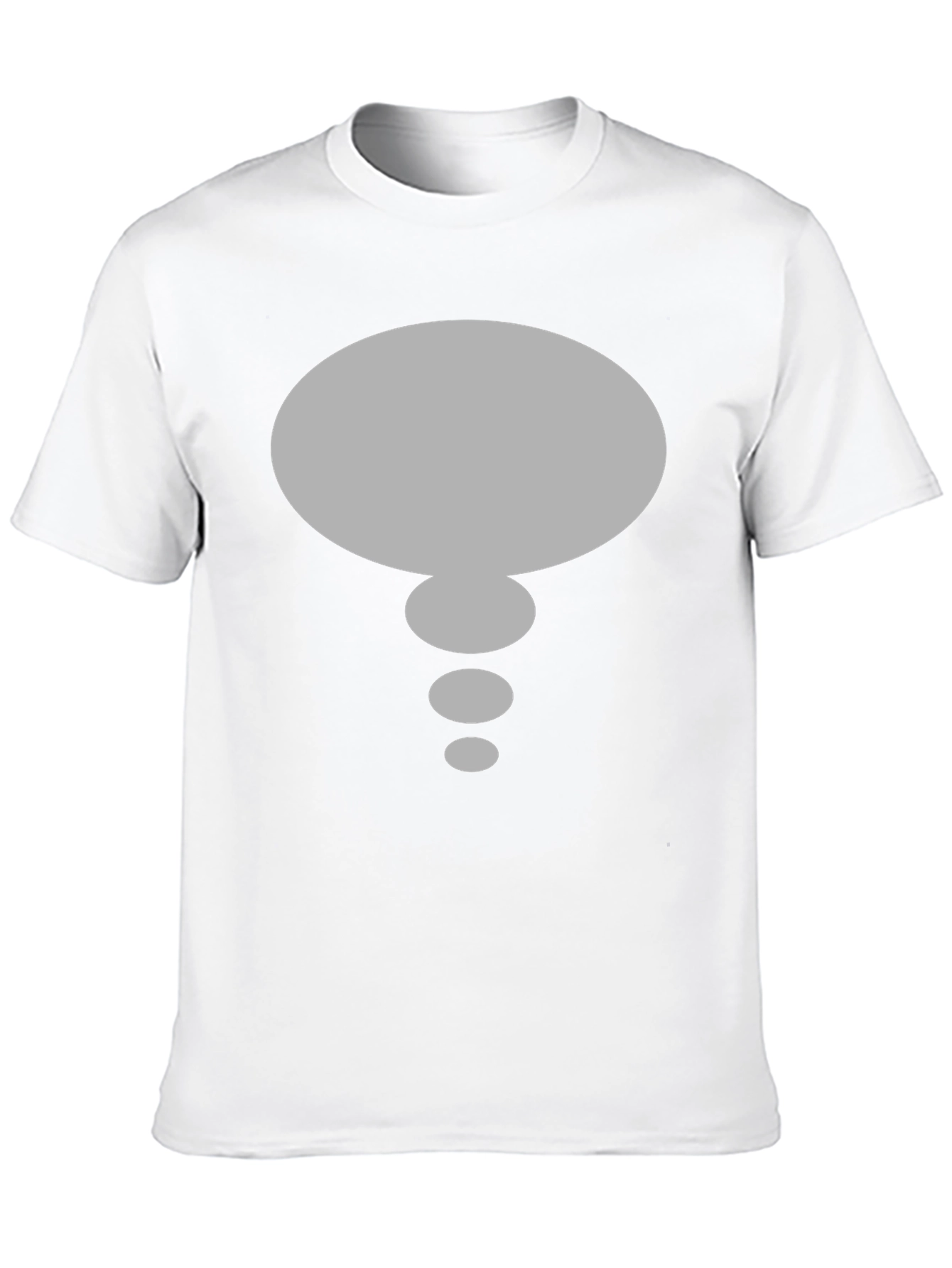 Speech Bubble T-Shirt - Black Cotton Graphic Tee