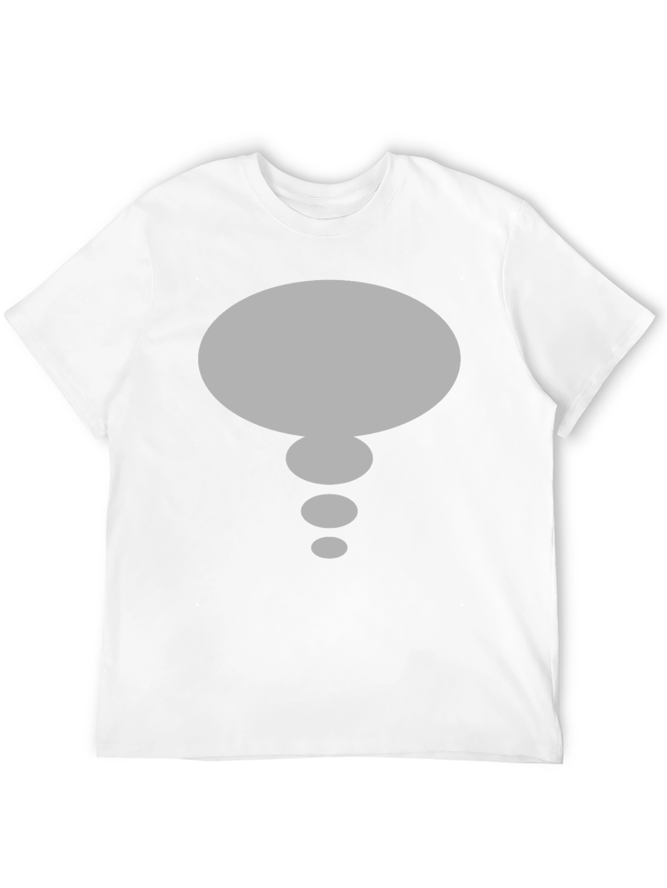 Speech Bubble T-Shirt - Black Cotton Graphic Tee
