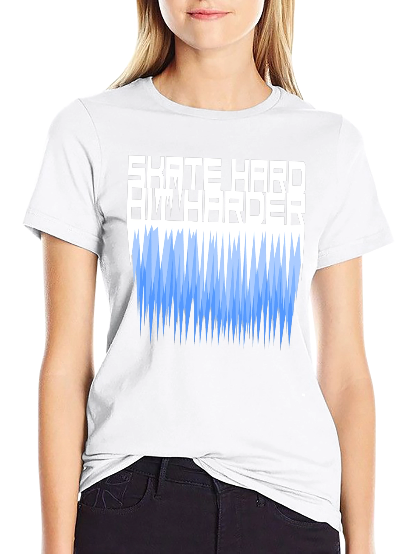 Skate Hard Ride Harder Graphic T-Shirt