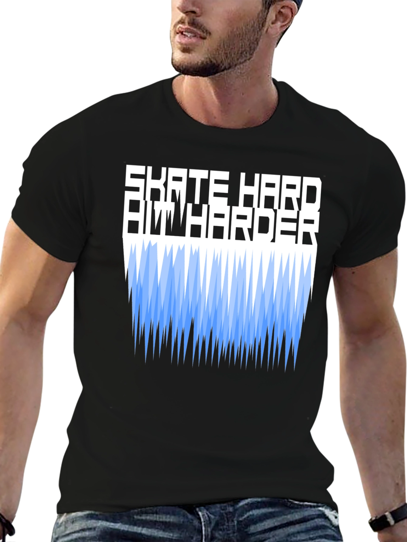 Skate Hard Ride Harder Graphic T-Shirt