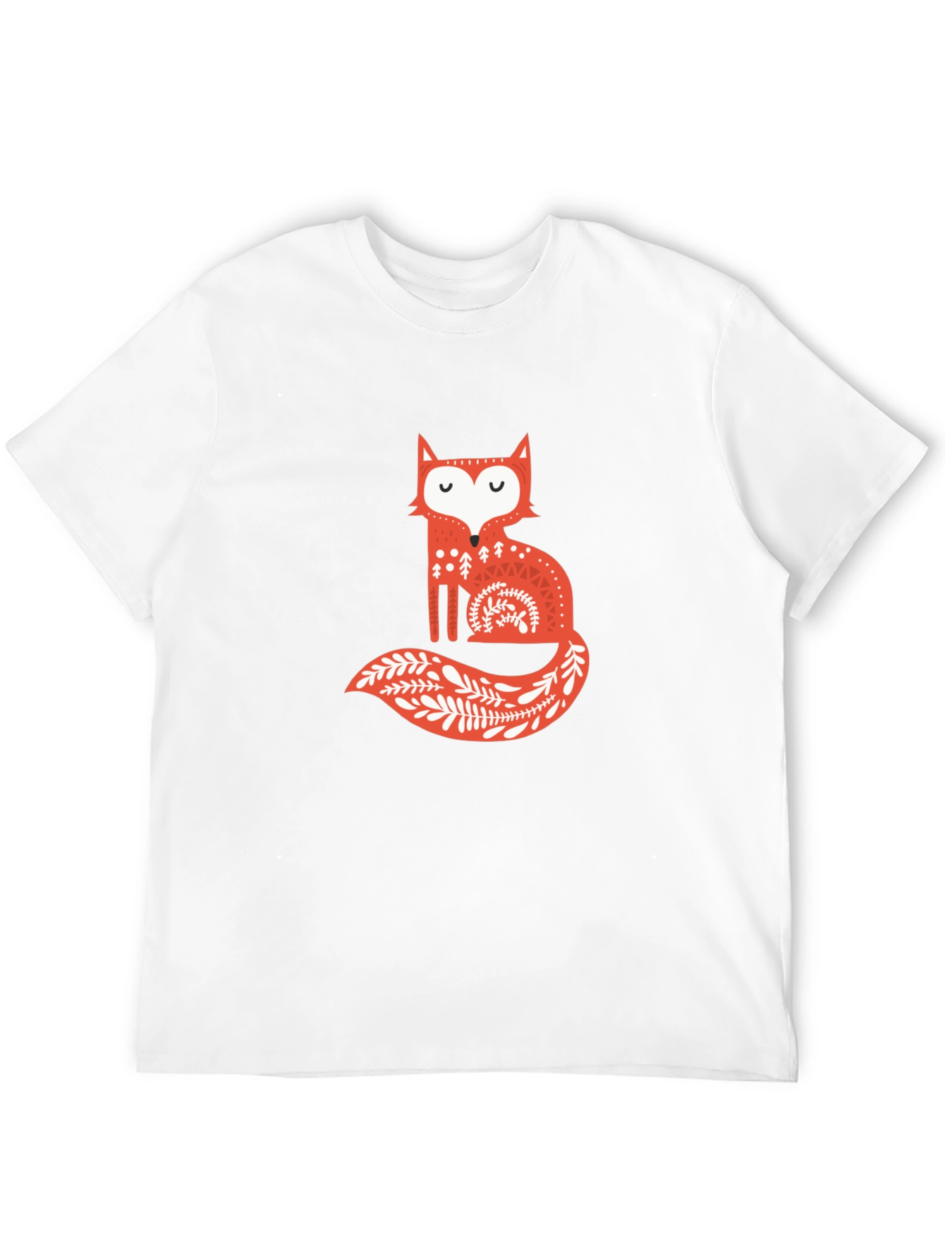 Fox Graphic Tee - Stylish Black T-Shirt