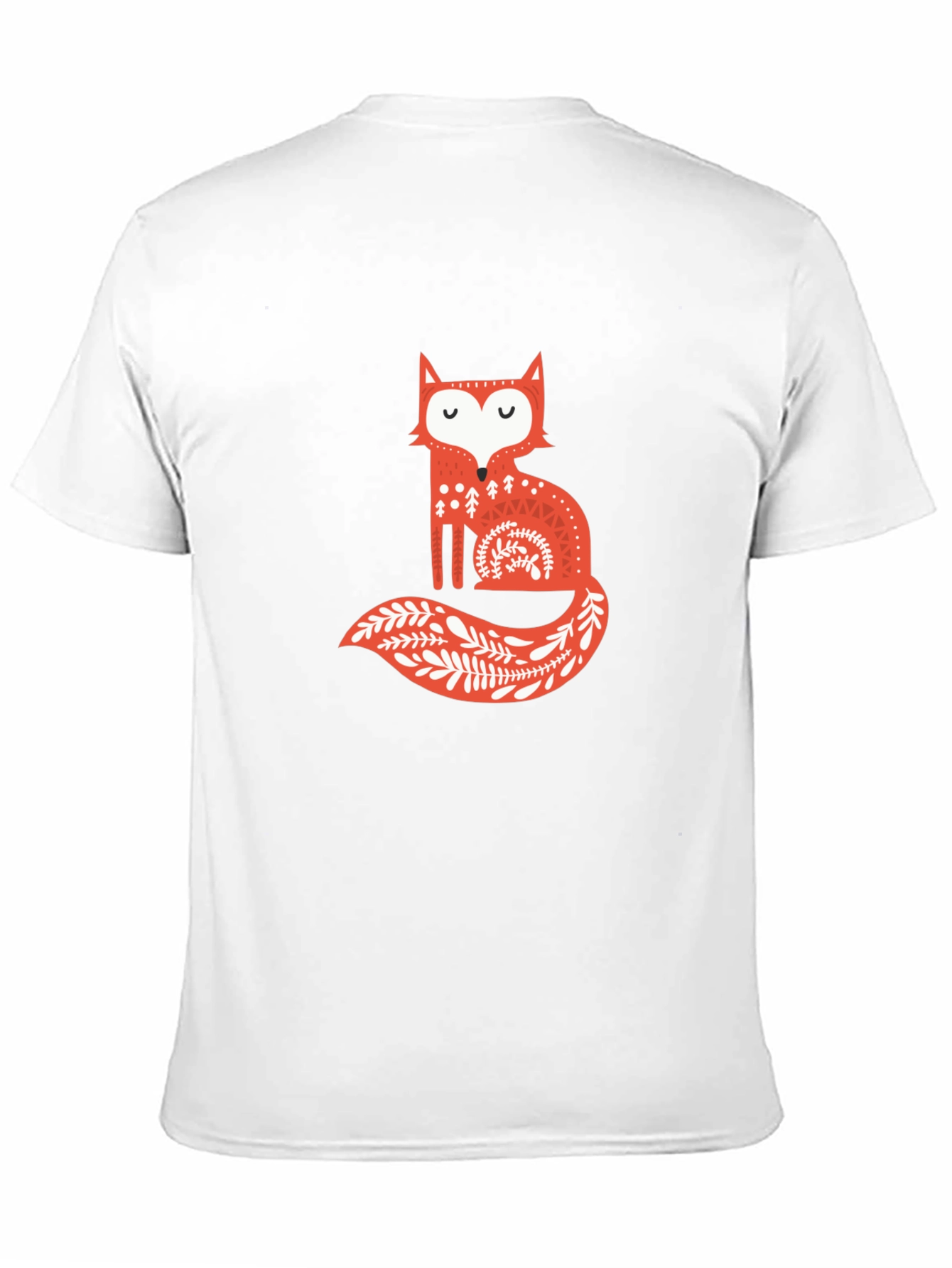 Fox Graphic Tee - Stylish Black T-Shirt