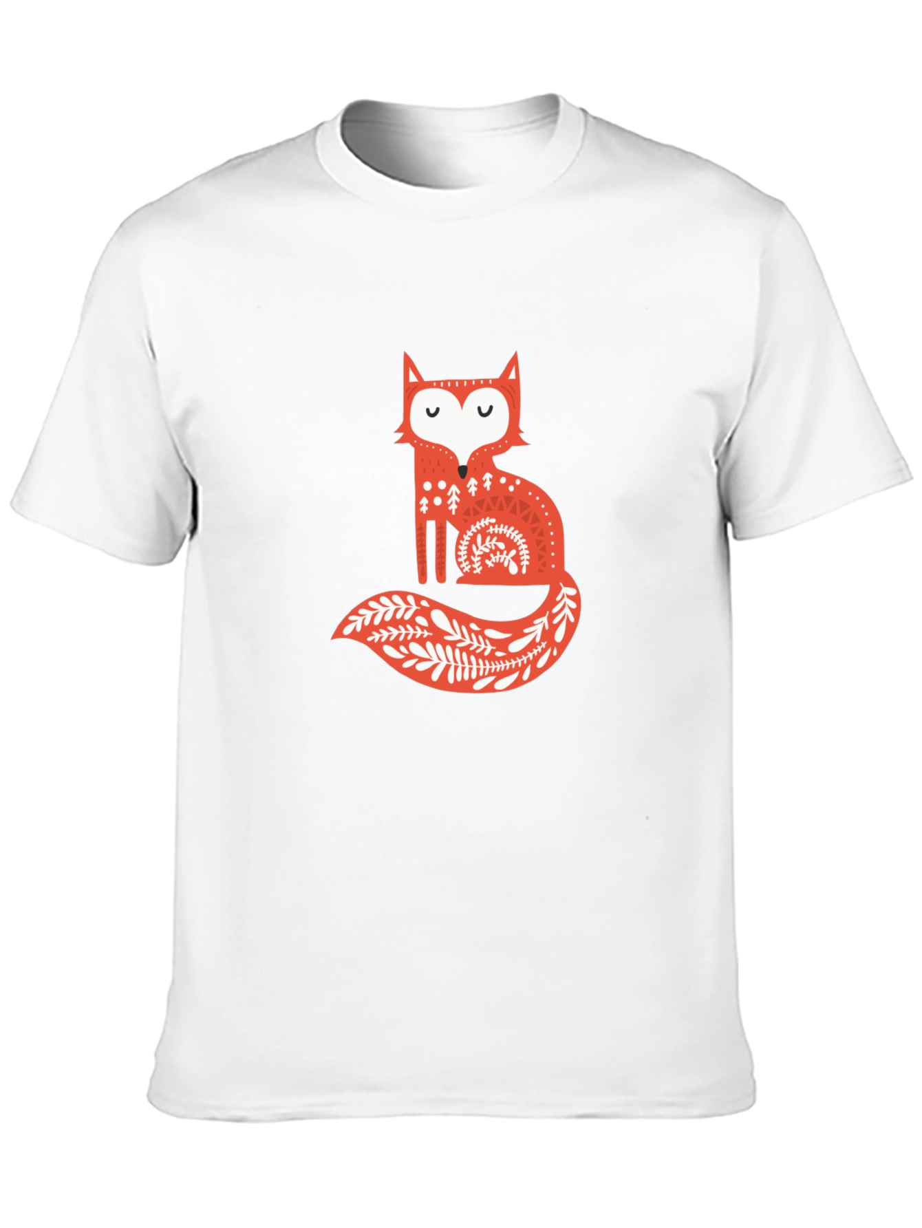 Fox Graphic Tee - Stylish Black T-Shirt