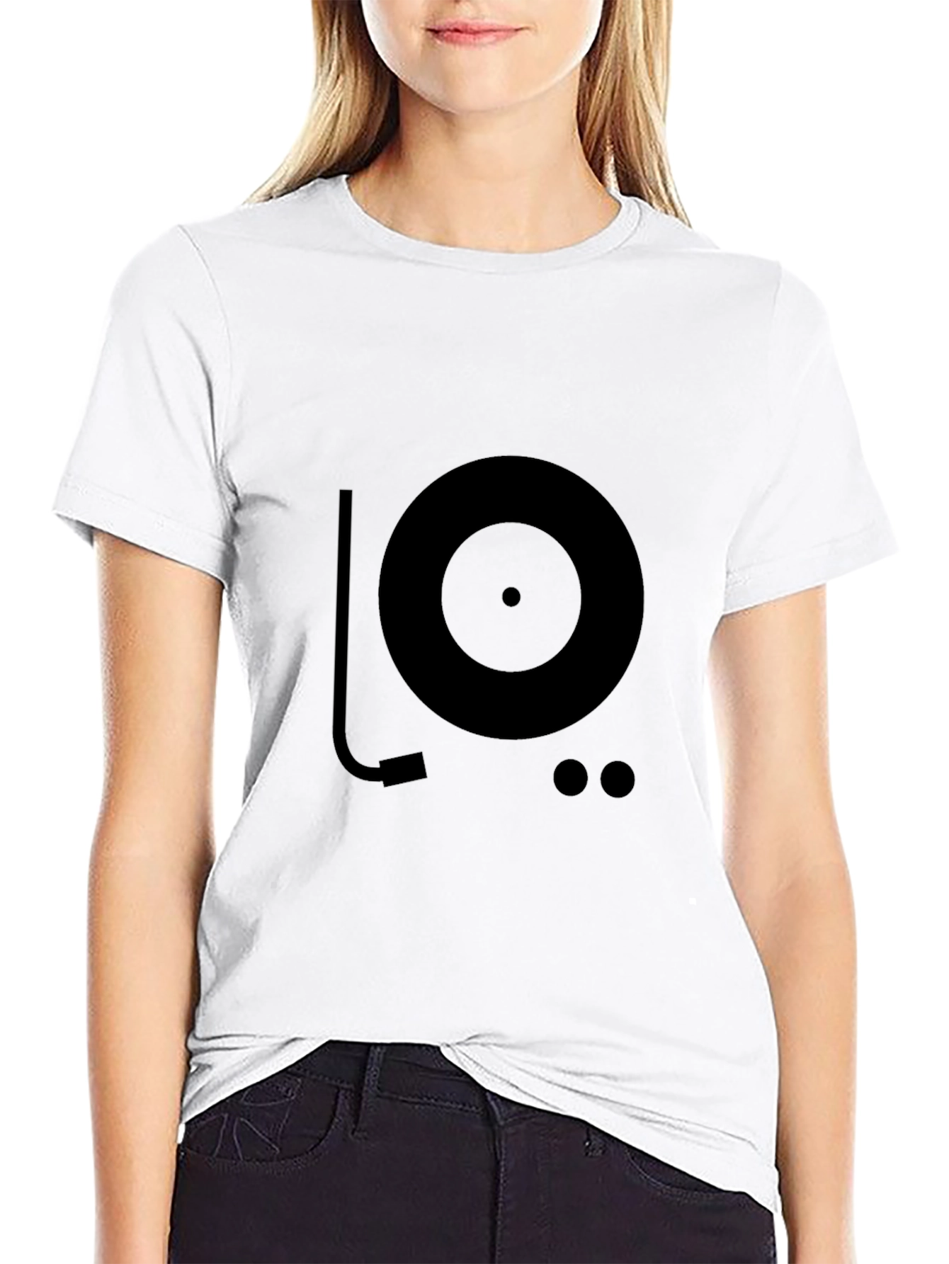 Turntable Graphic T-Shirt - DJ Music Lover Tee