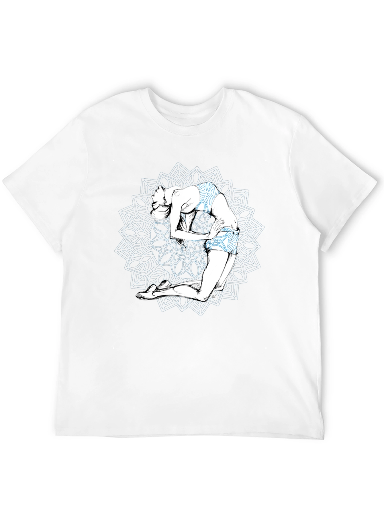 Yoga Pose Graphic Tee - Stylish Comfort