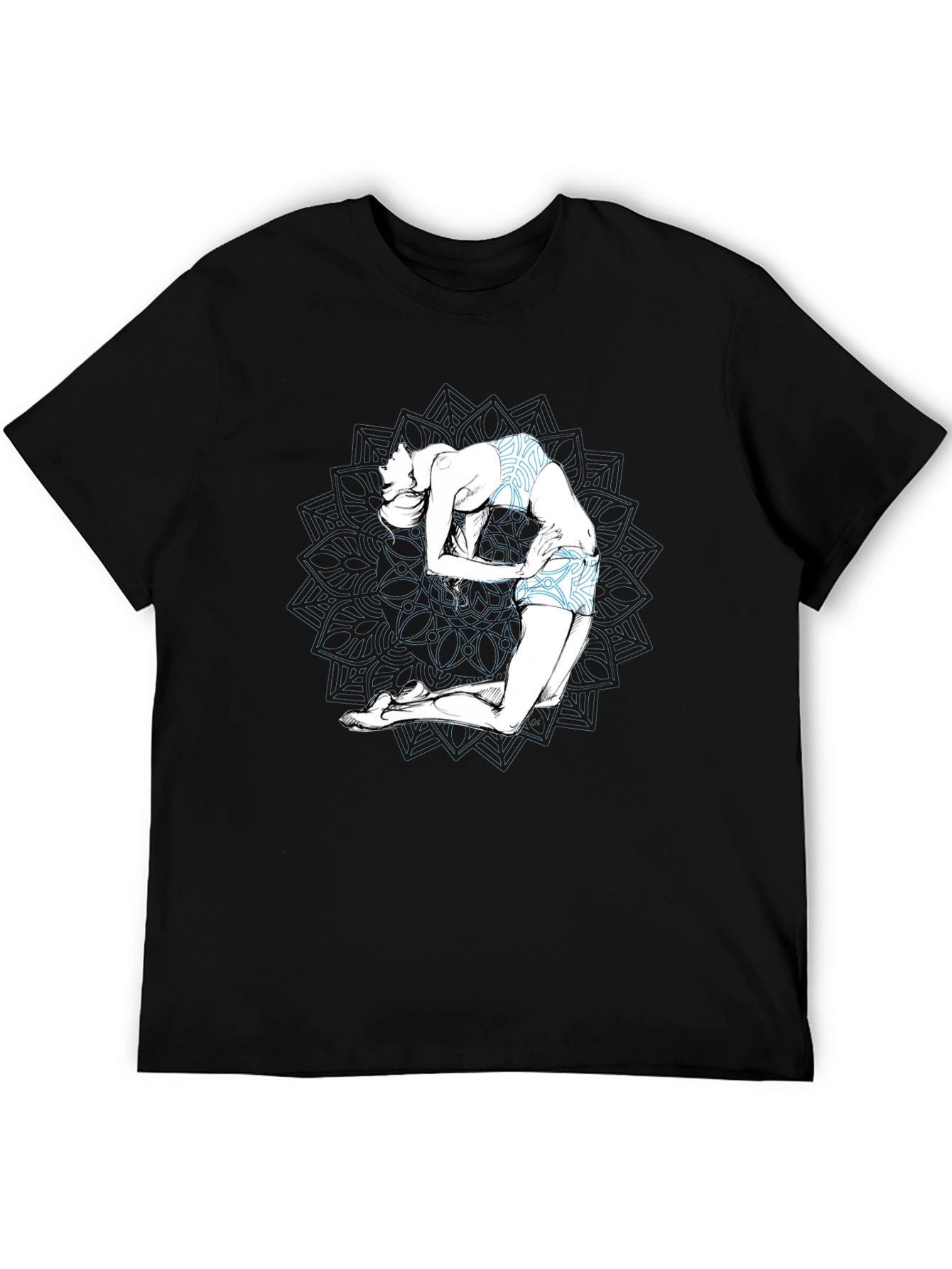 Yoga Pose Graphic Tee - Stylish Comfort