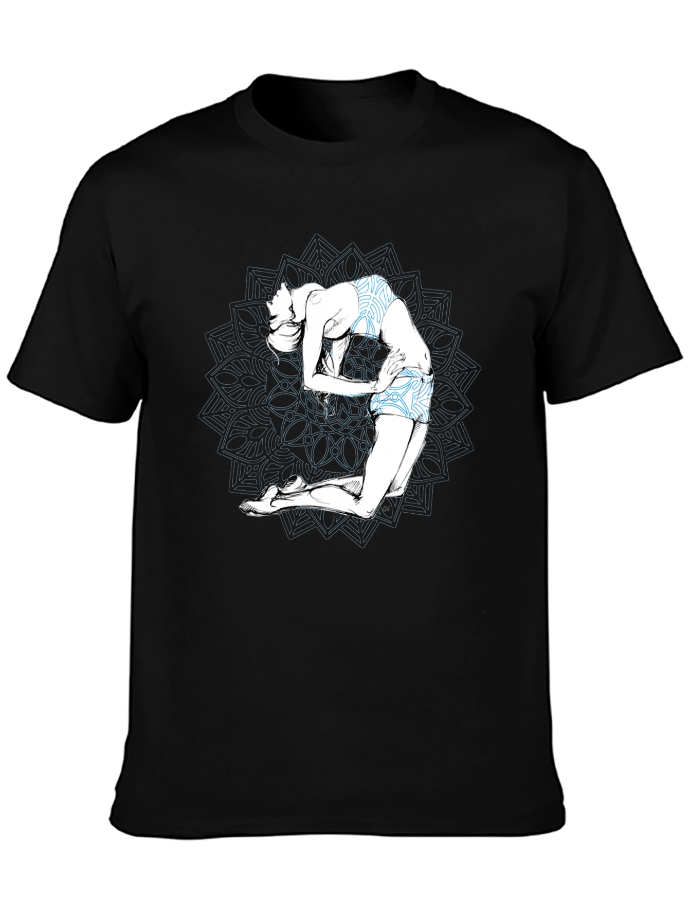 Yoga Pose Graphic Tee - Stylish Comfort