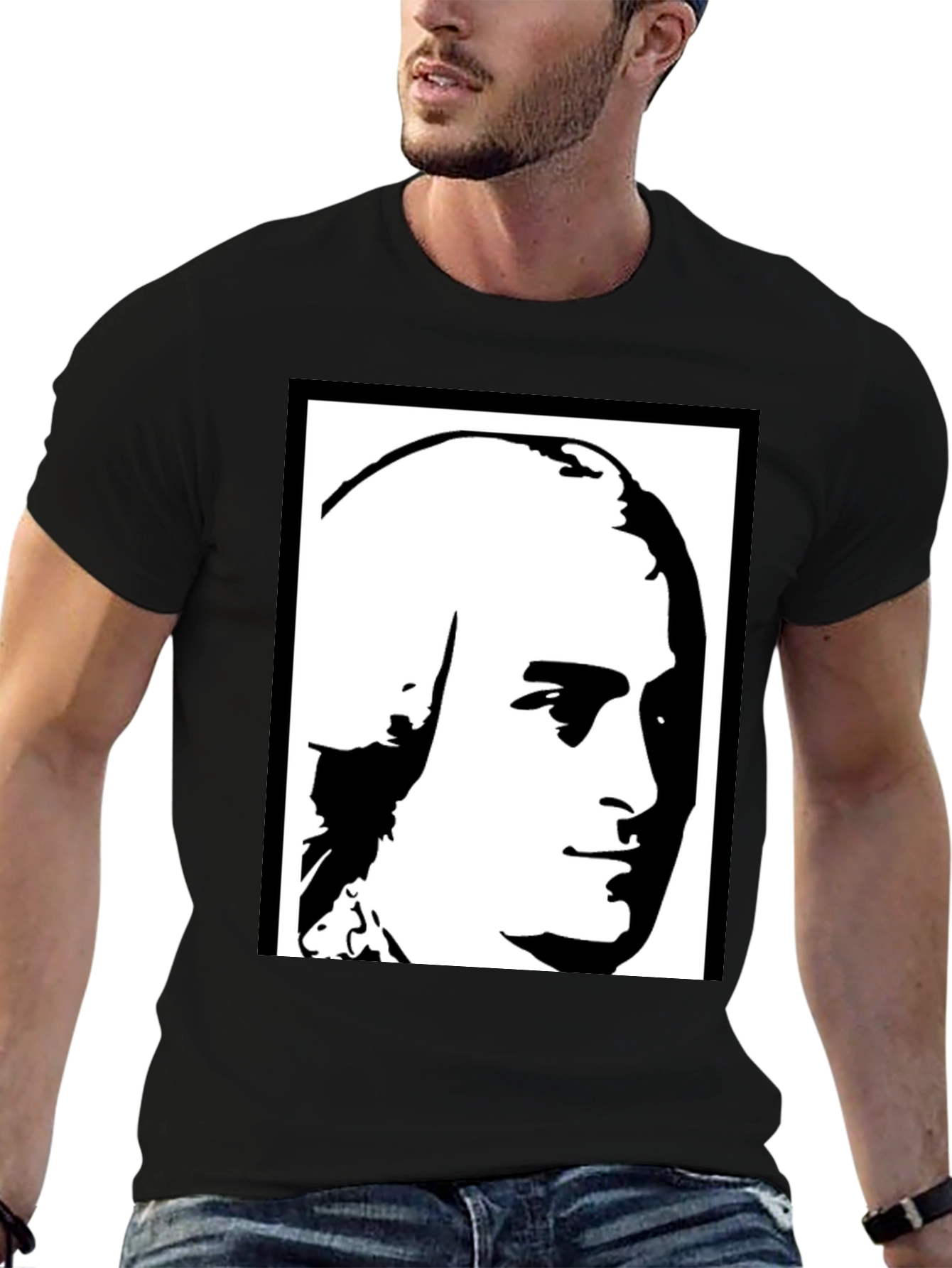 Historical Portrait Graphic Tee