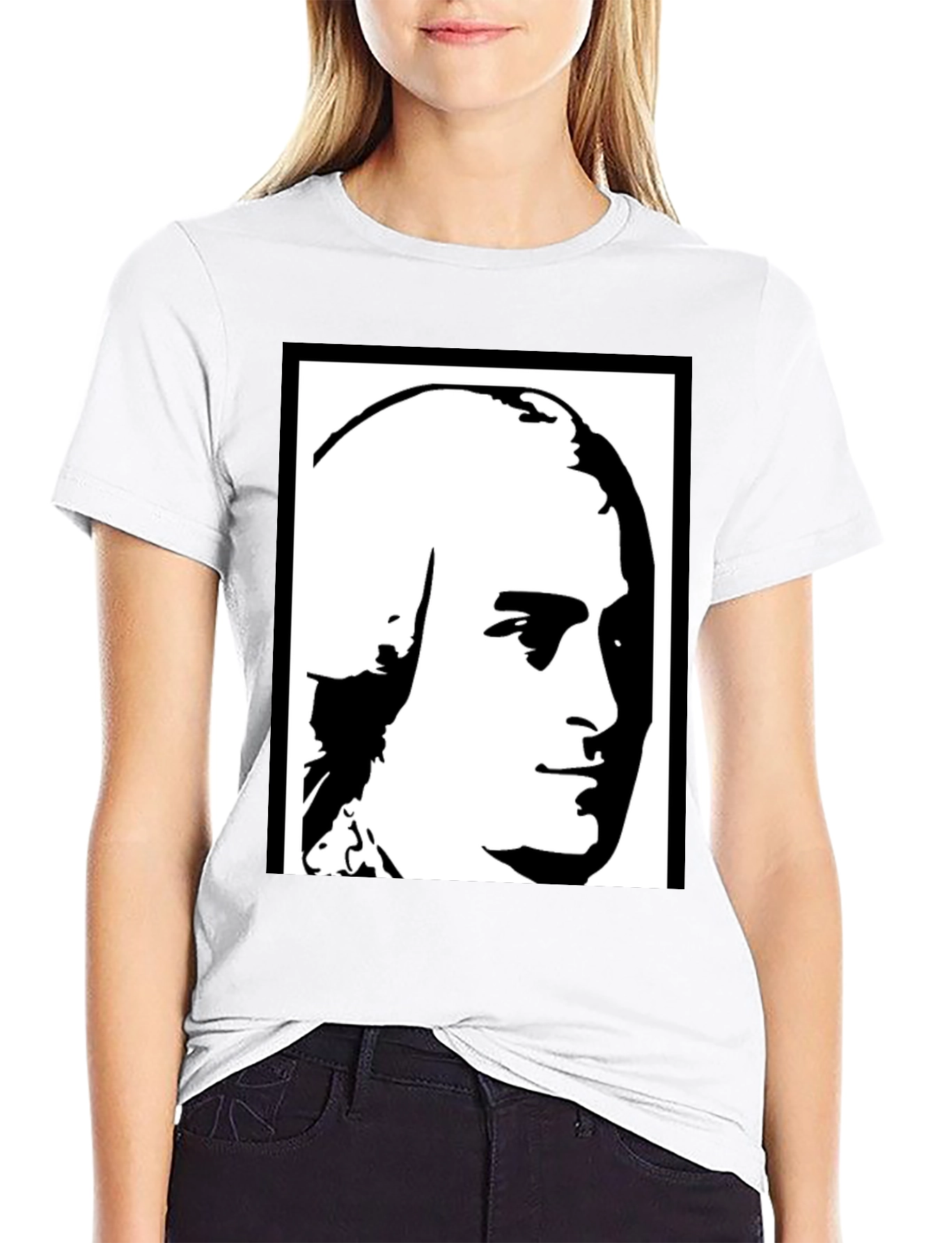 Historical Portrait Graphic Tee