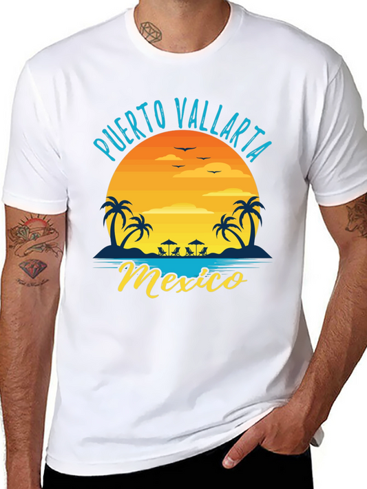 Puerto Vallarta Mexico T-Shirt - Tropical Beach Graphic Tee