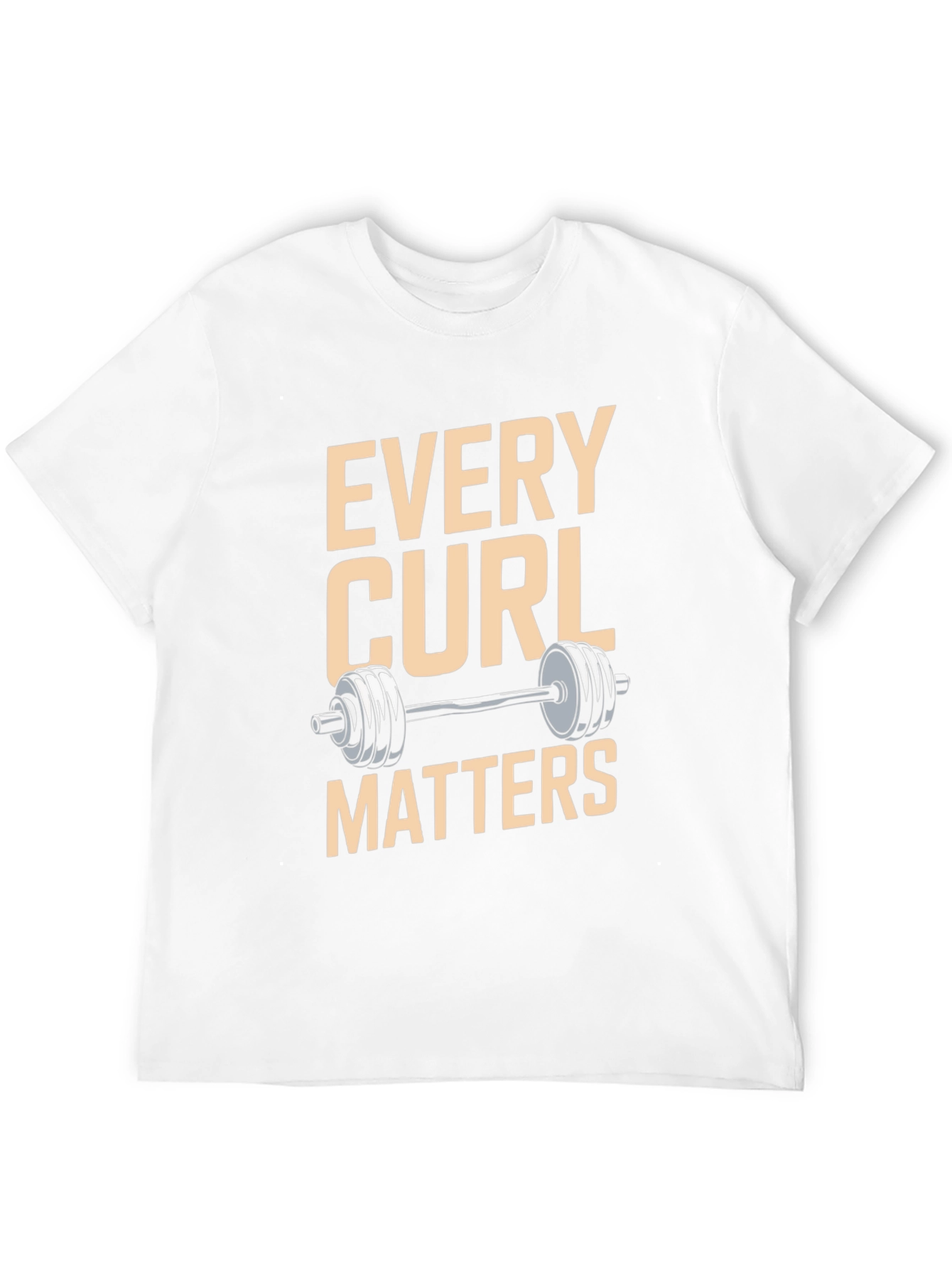 Every Curl Matters Gym T-Shirt - Black Fitness Tee