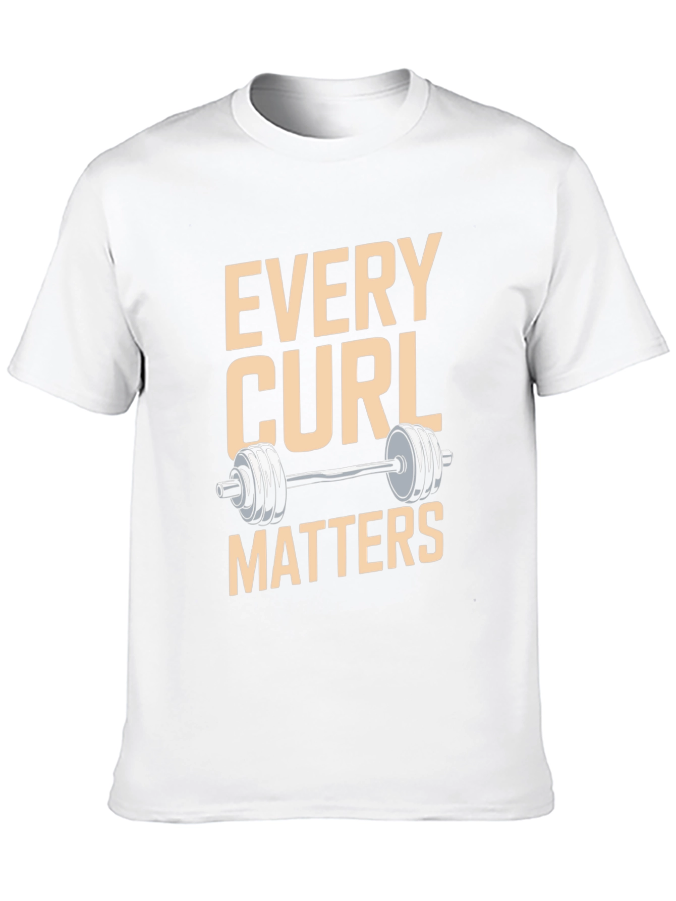 Every Curl Matters Gym T-Shirt - Black Fitness Tee