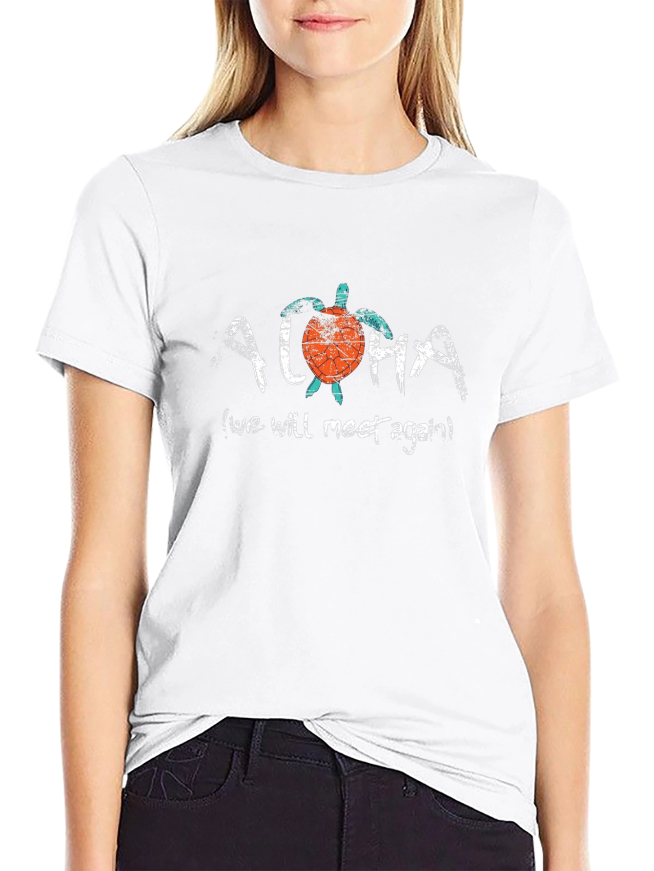 Aloha Turtle Graphic T-Shirt - Unisex Cotton Tee