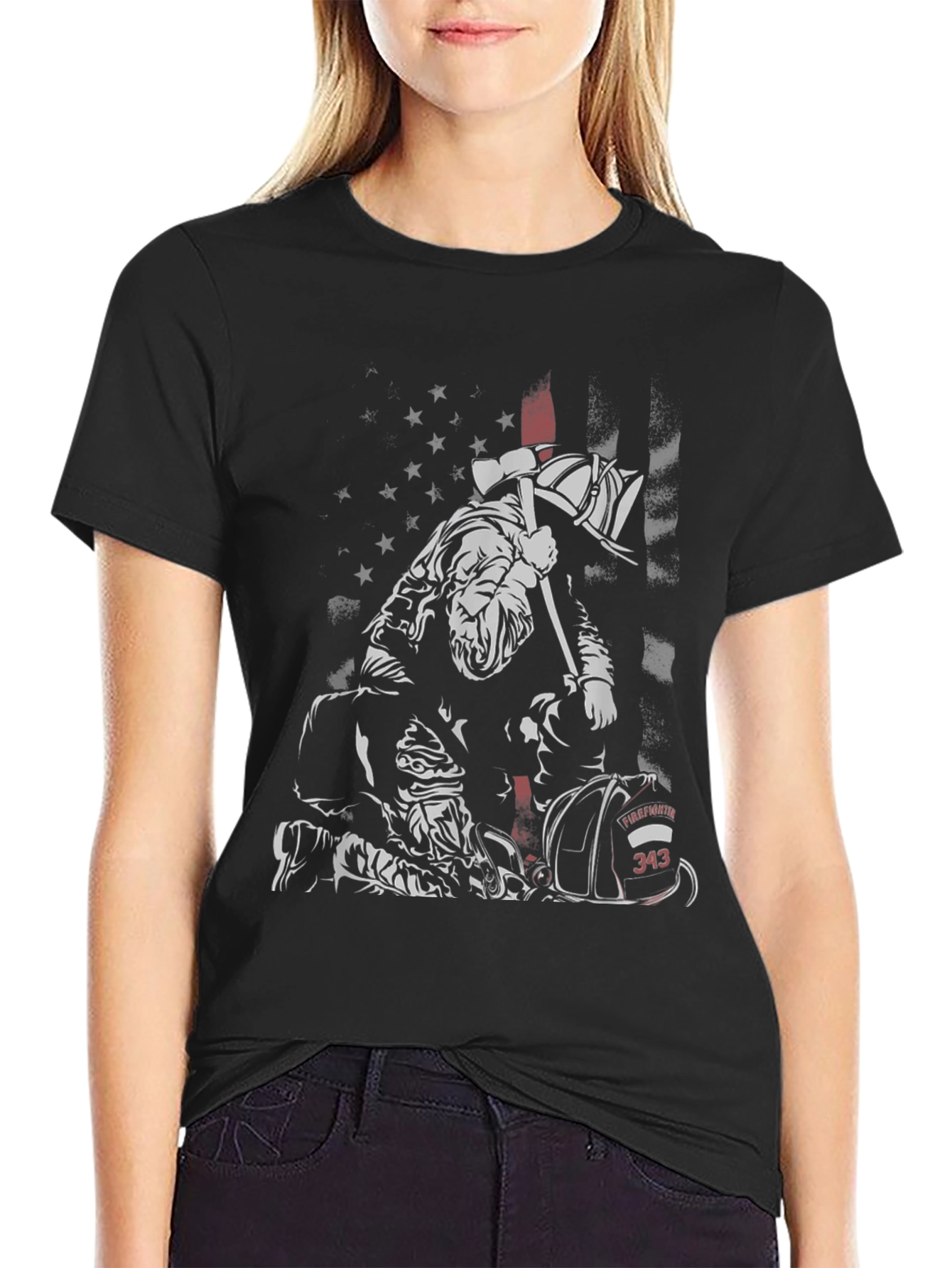 Firefighter Tribute Graphic Tee