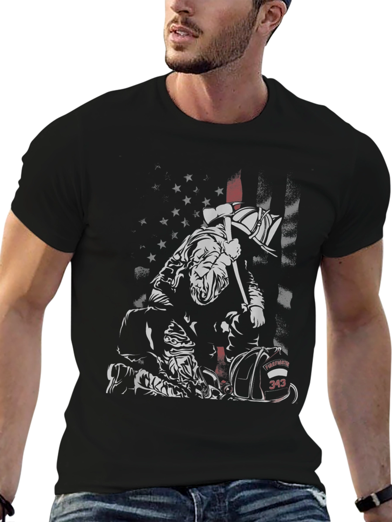 Firefighter Tribute Graphic Tee