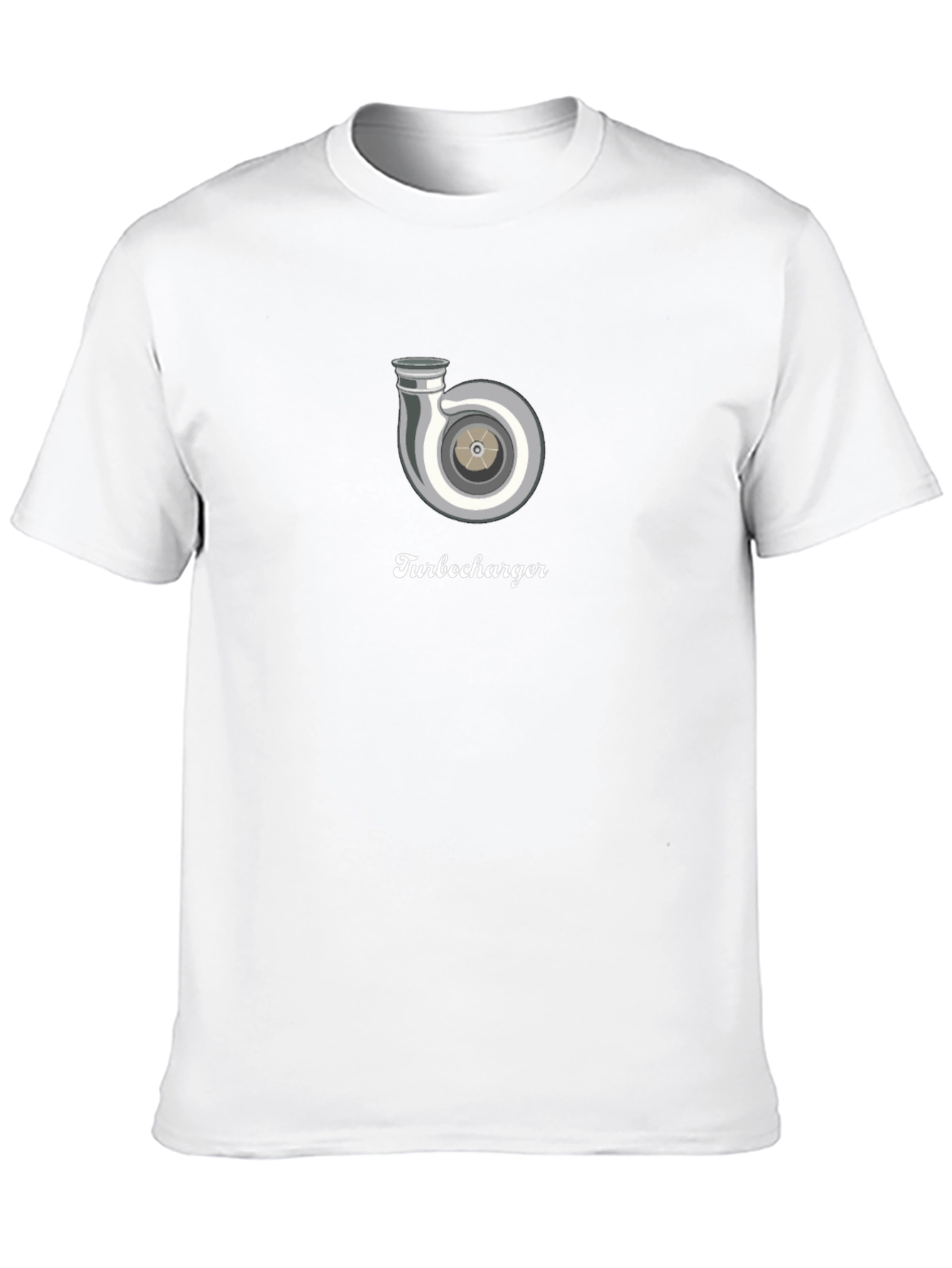 Turbocharger Graphic Tee - Black Cotton Comfort Fit