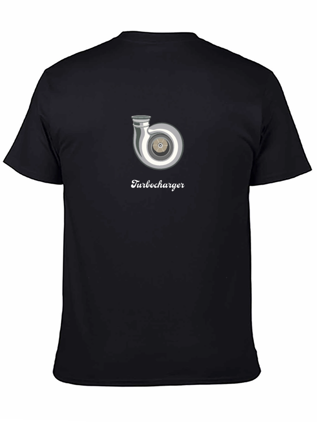 Turbocharger Graphic Tee - Black Cotton Comfort Fit