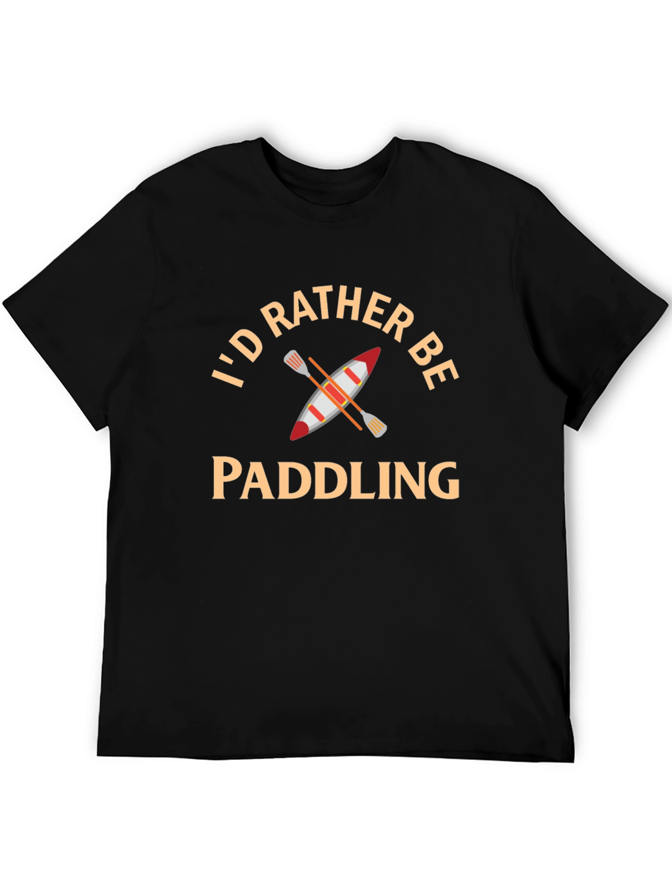 Id Rather Be Paddling Kayak T-Shirt