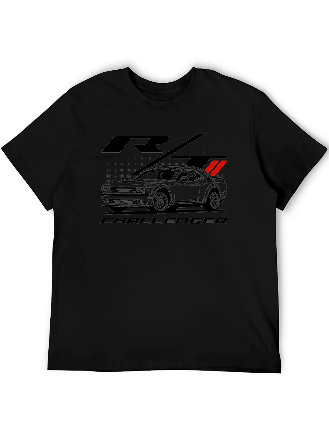 Dodge Challenger RT Graphic Tee - Black