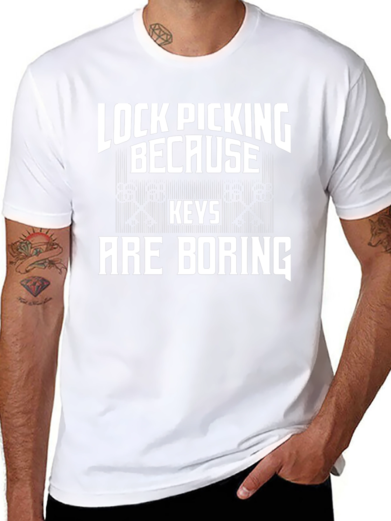 Lock Picking Because Keys Are Boring T-Shirt