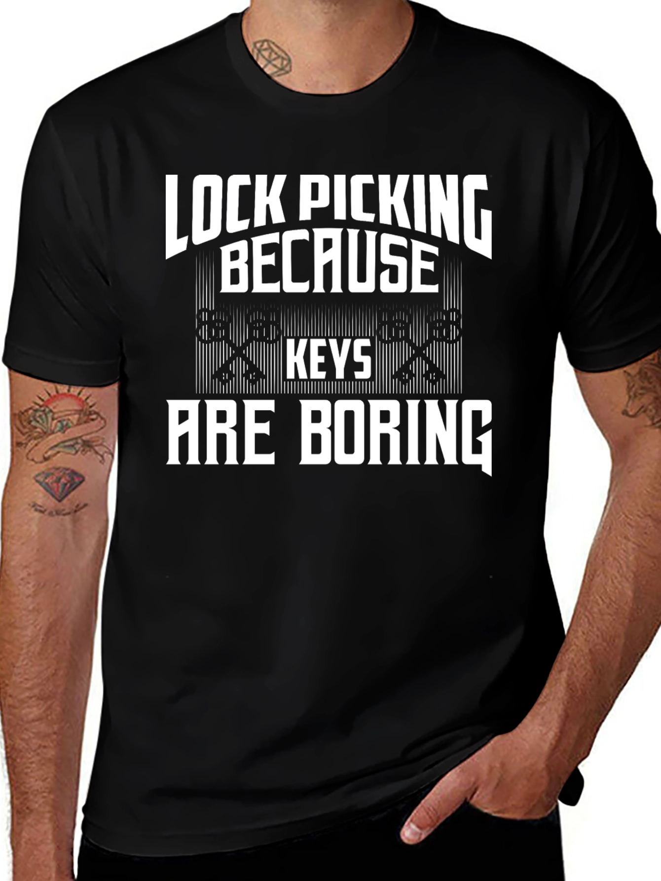 Lock Picking Because Keys Are Boring T-Shirt