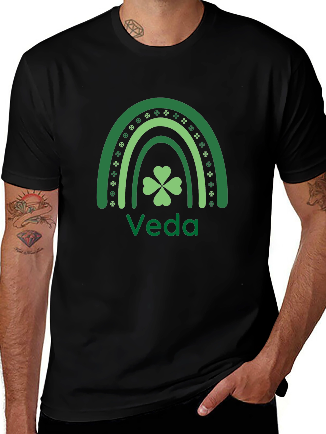 St. Patricks Day Personalized Veda T-Shirt