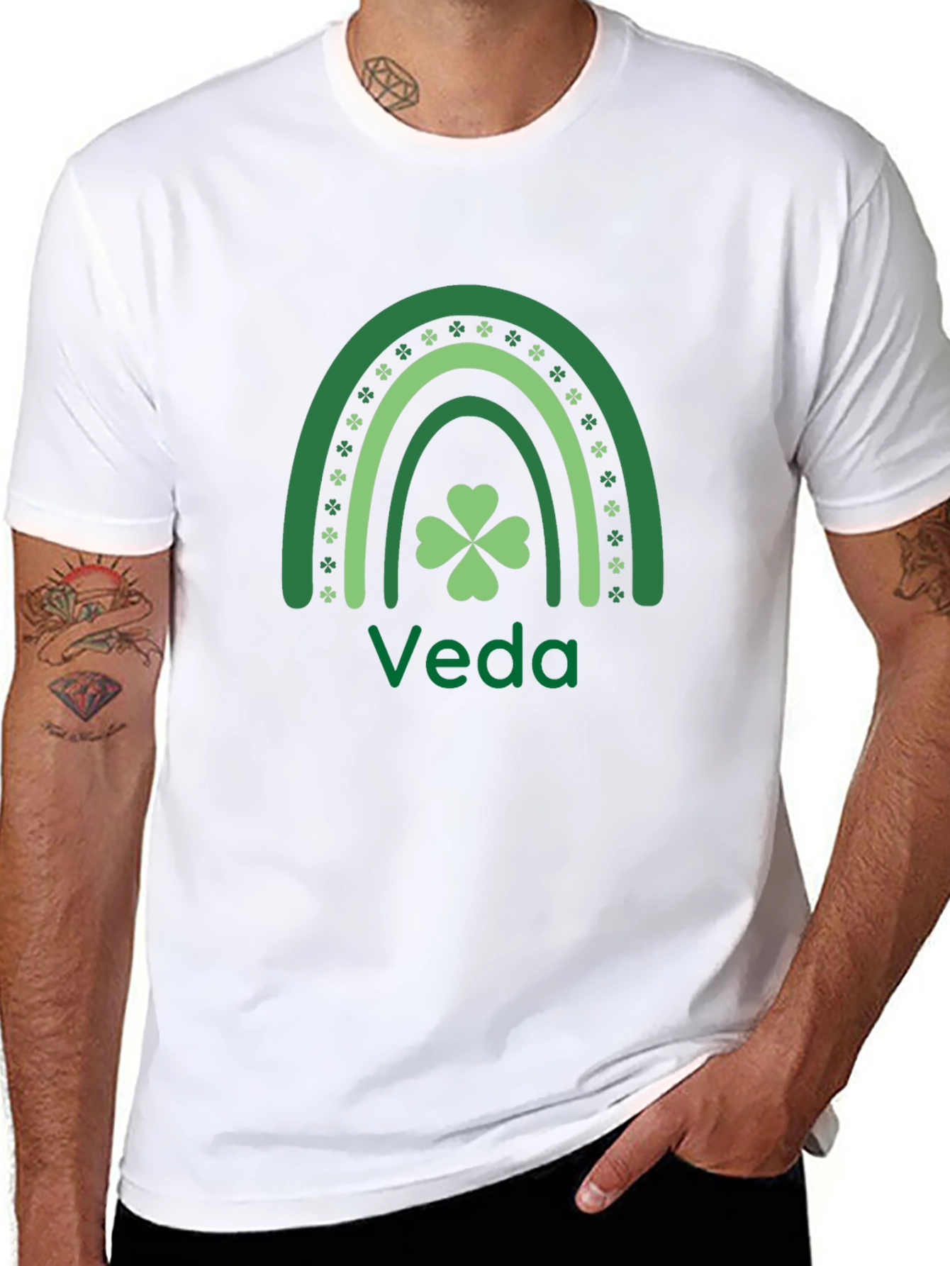 St. Patricks Day Personalized Veda T-Shirt