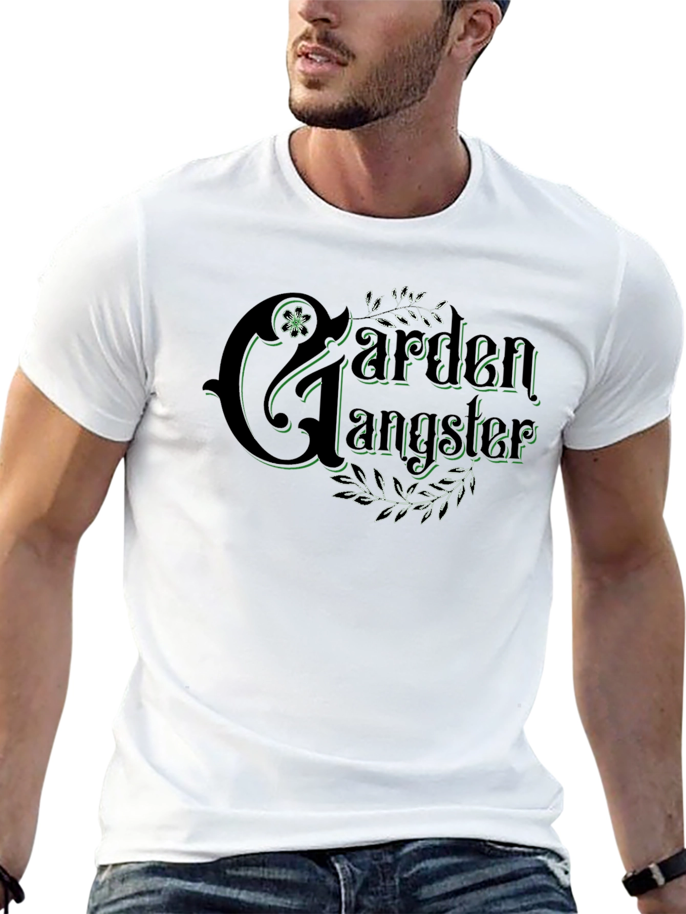 Garden Gangster Black T-Shirt