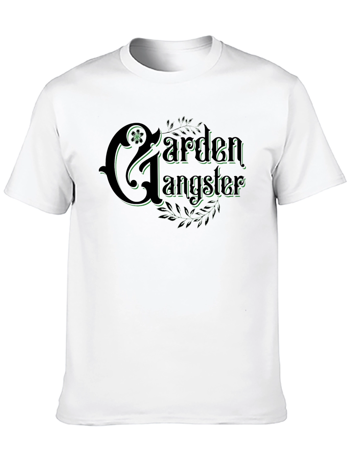 Garden Gangster Black T-Shirt