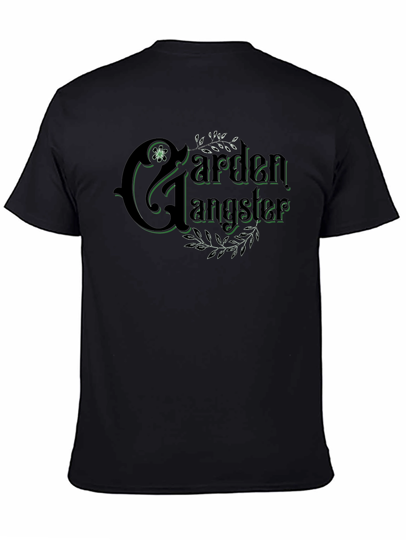 Garden Gangster Black T-Shirt