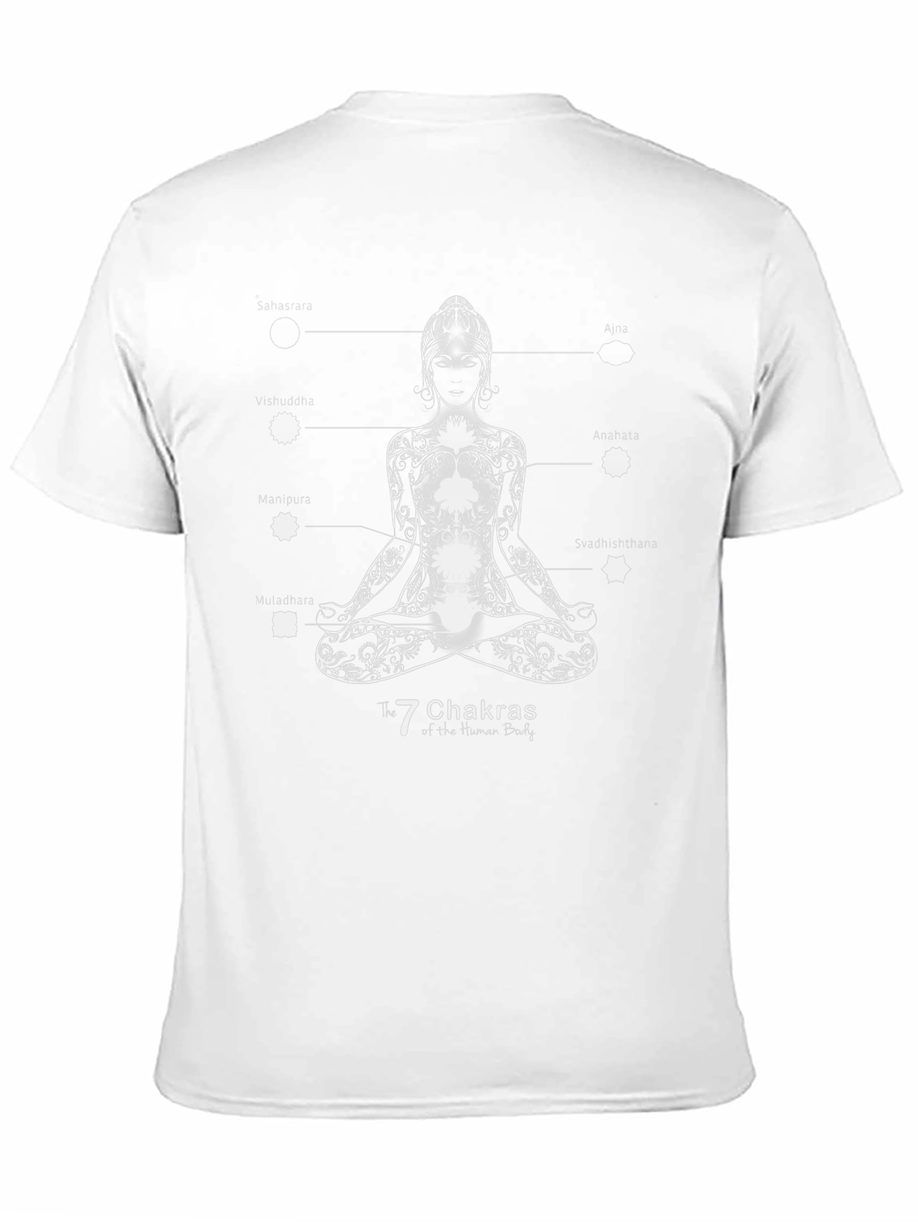 Chakra T-Shirt - Yoga Meditation Black Tee