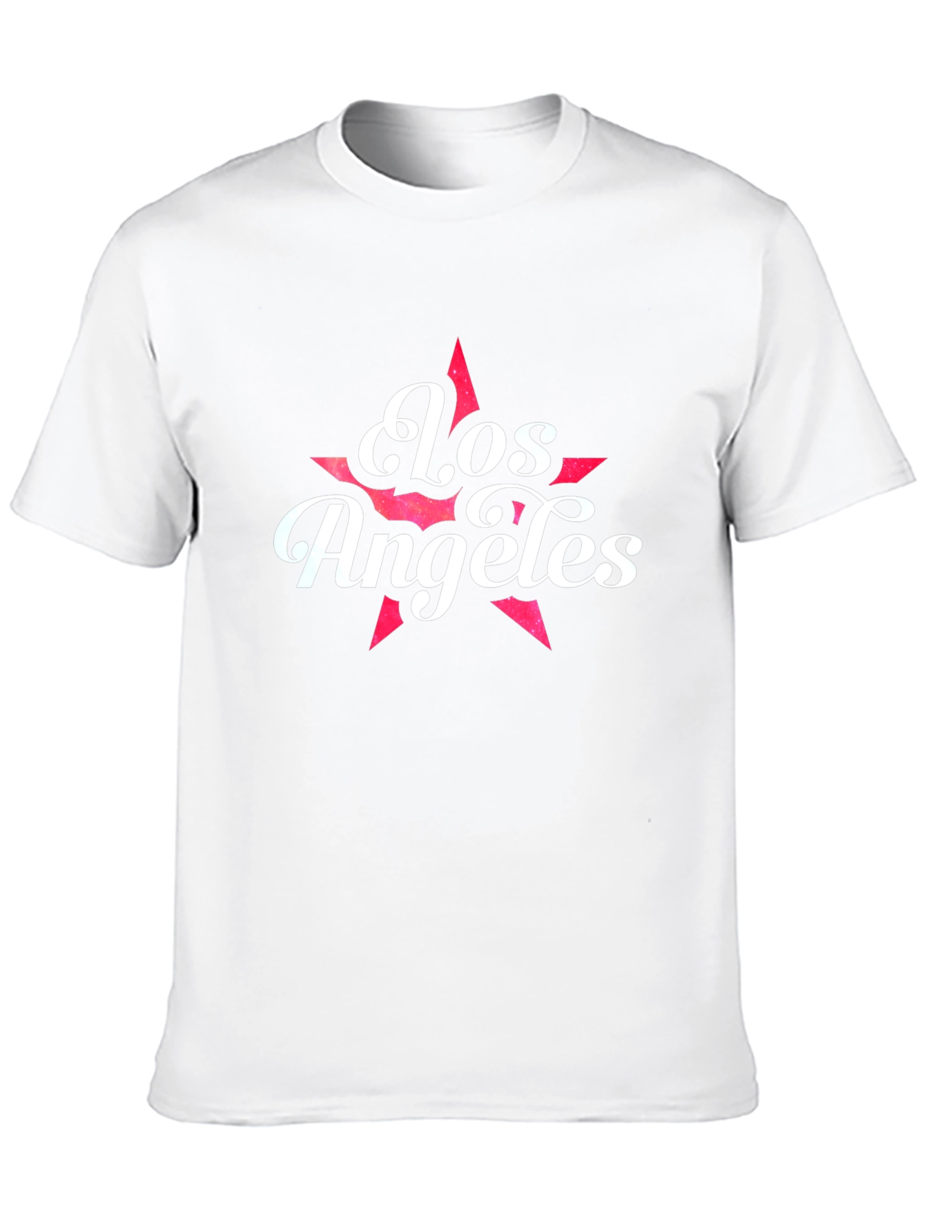Los Angeles Star Graphic T-Shirt - Black