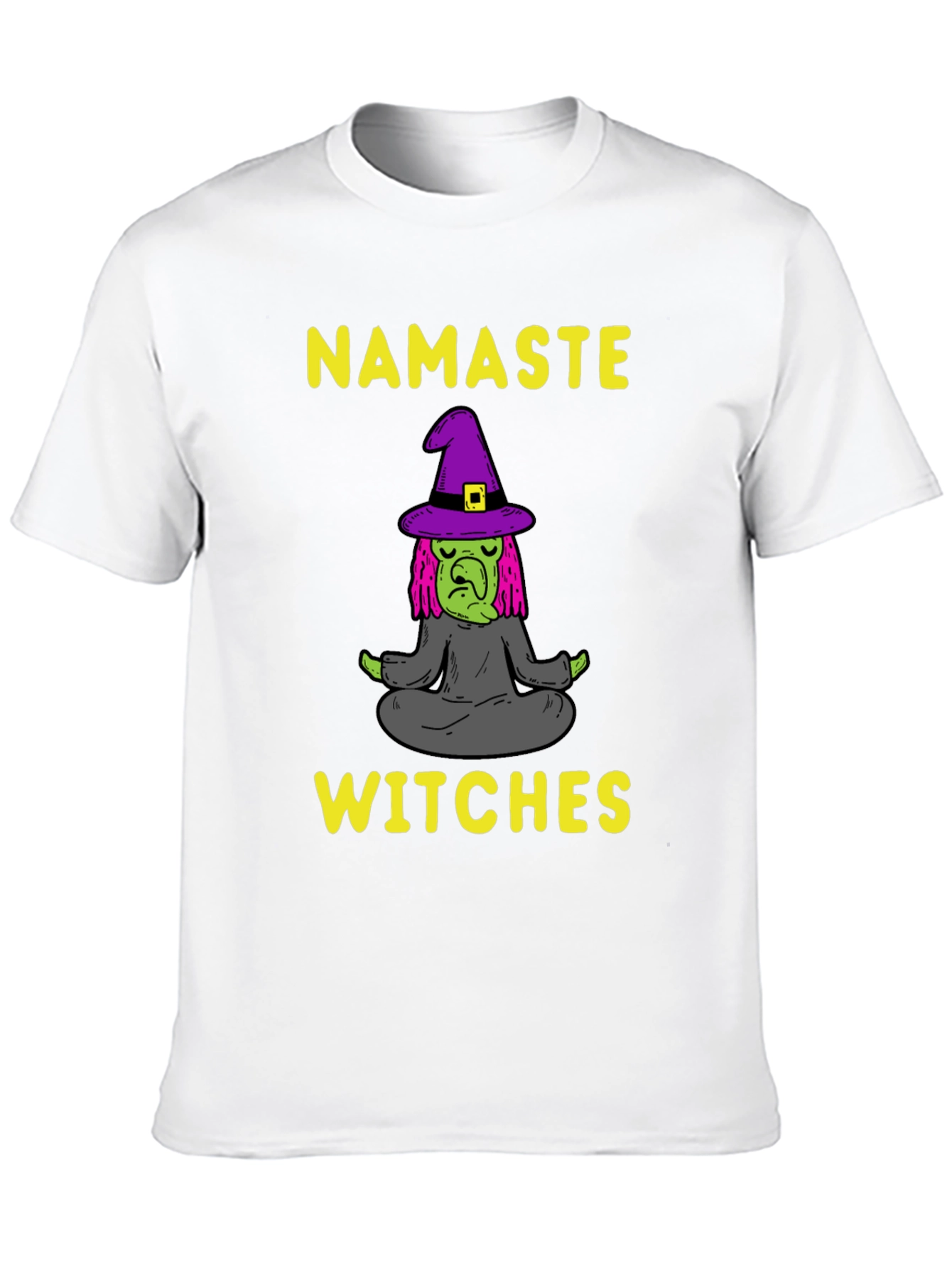 Namaste Witches T-Shirt - Yoga Witch Tee