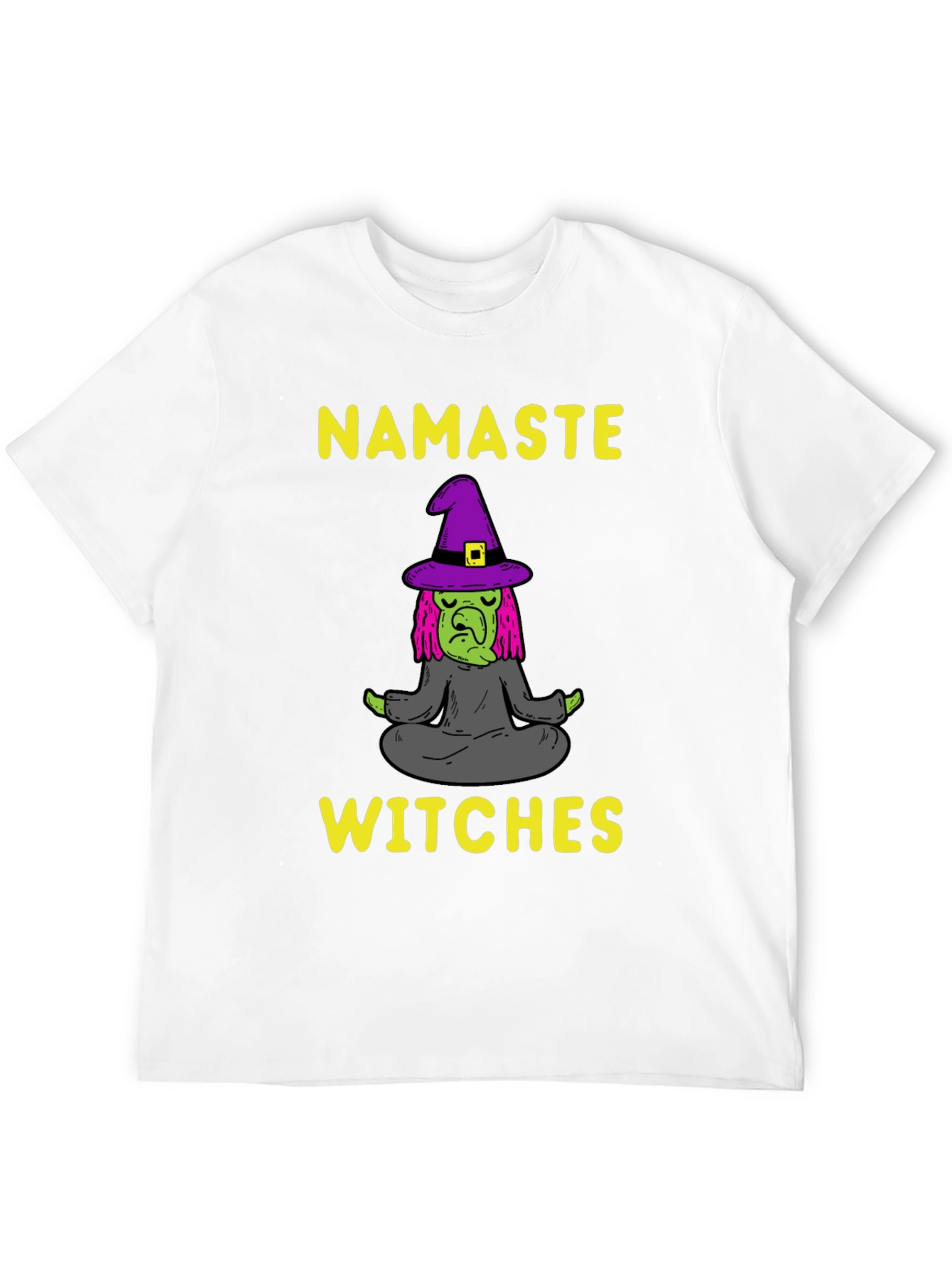 Namaste Witches T-Shirt - Yoga Witch Tee
