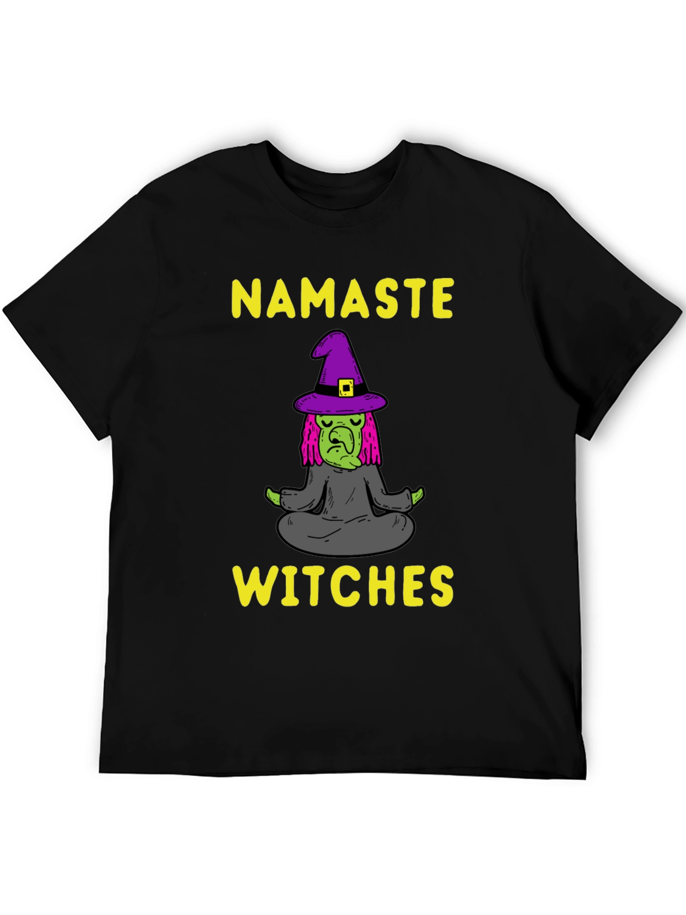 Namaste Witches T-Shirt - Yoga Witch Tee