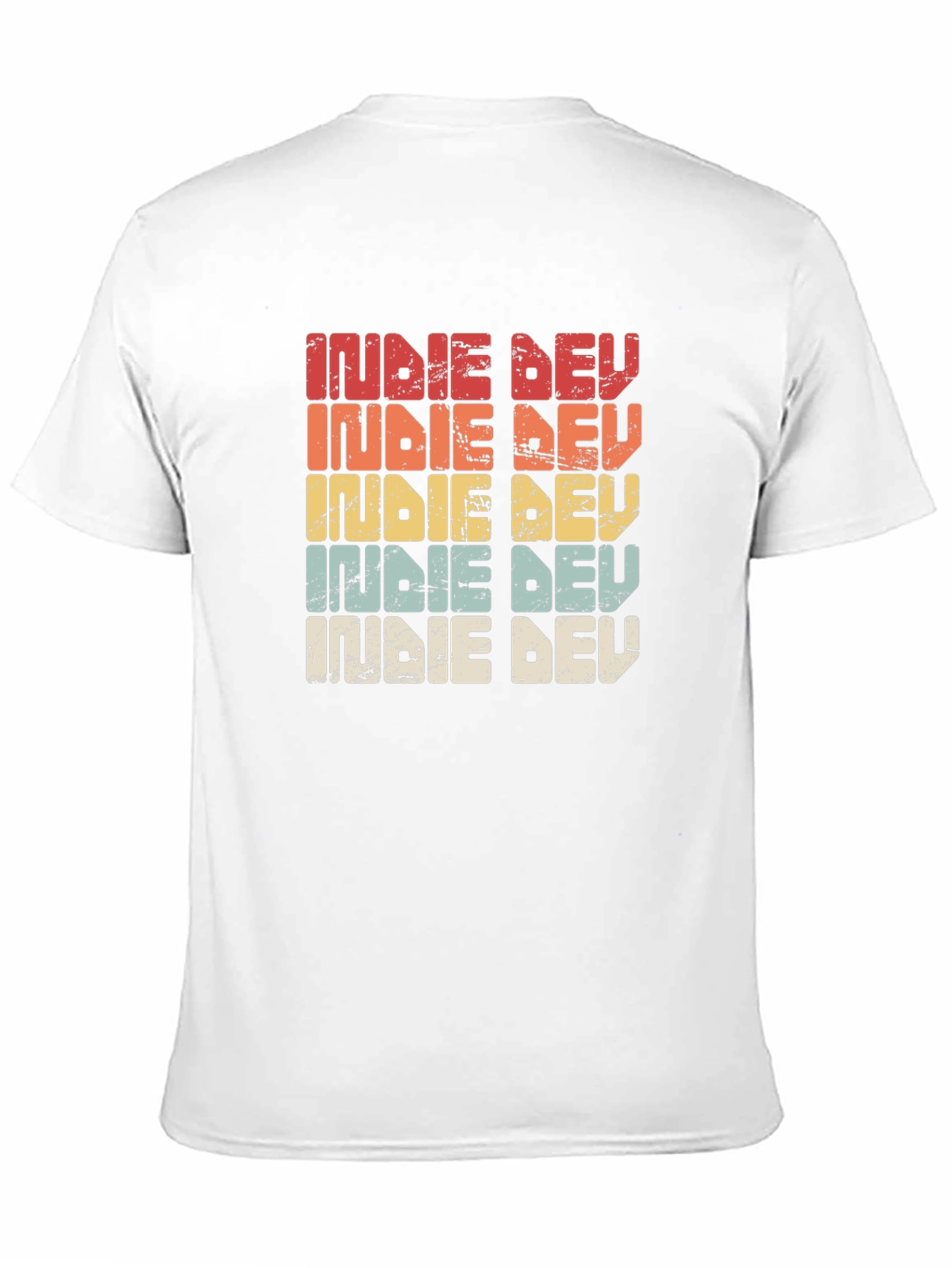 Indie Dev Retro Style Graphic T-Shirt - Developer Gift