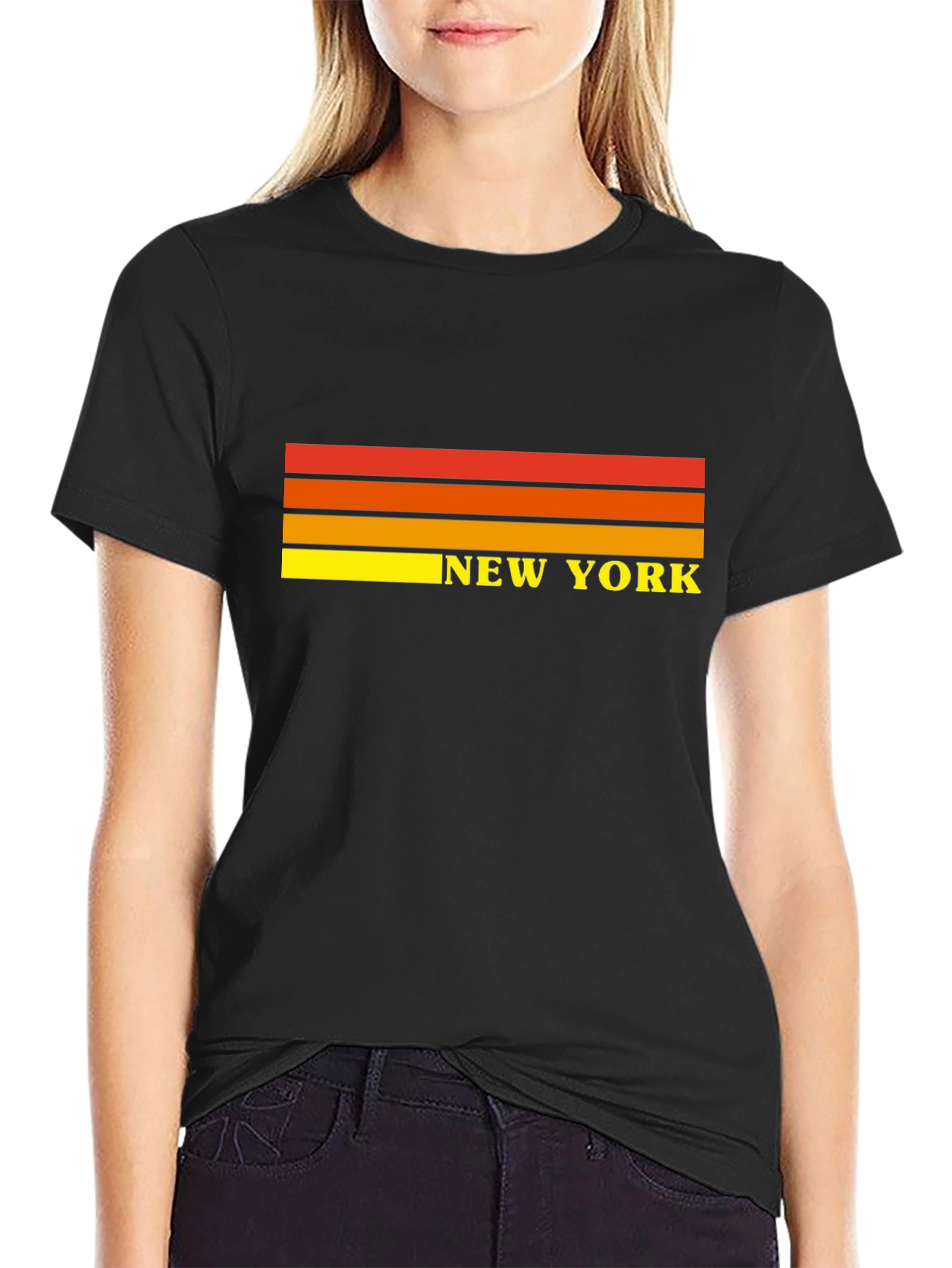 Retro New York Striped T-Shirt
