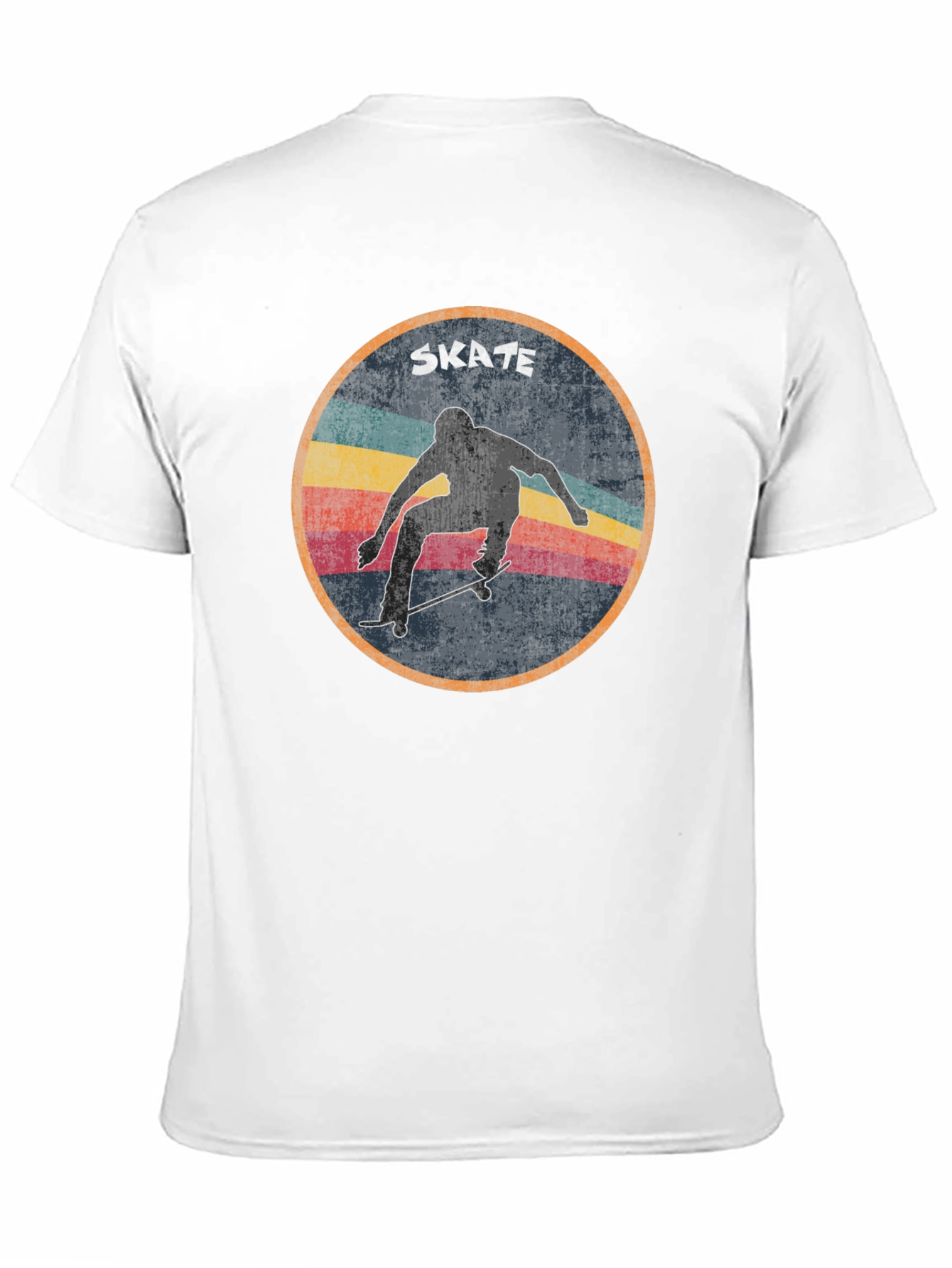 Retro Skate T-Shirt - Black