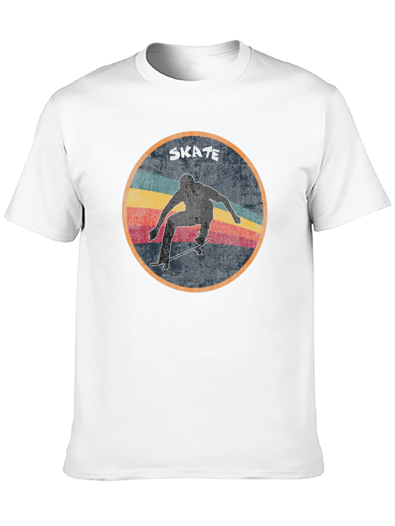 Retro Skate T-Shirt - Black