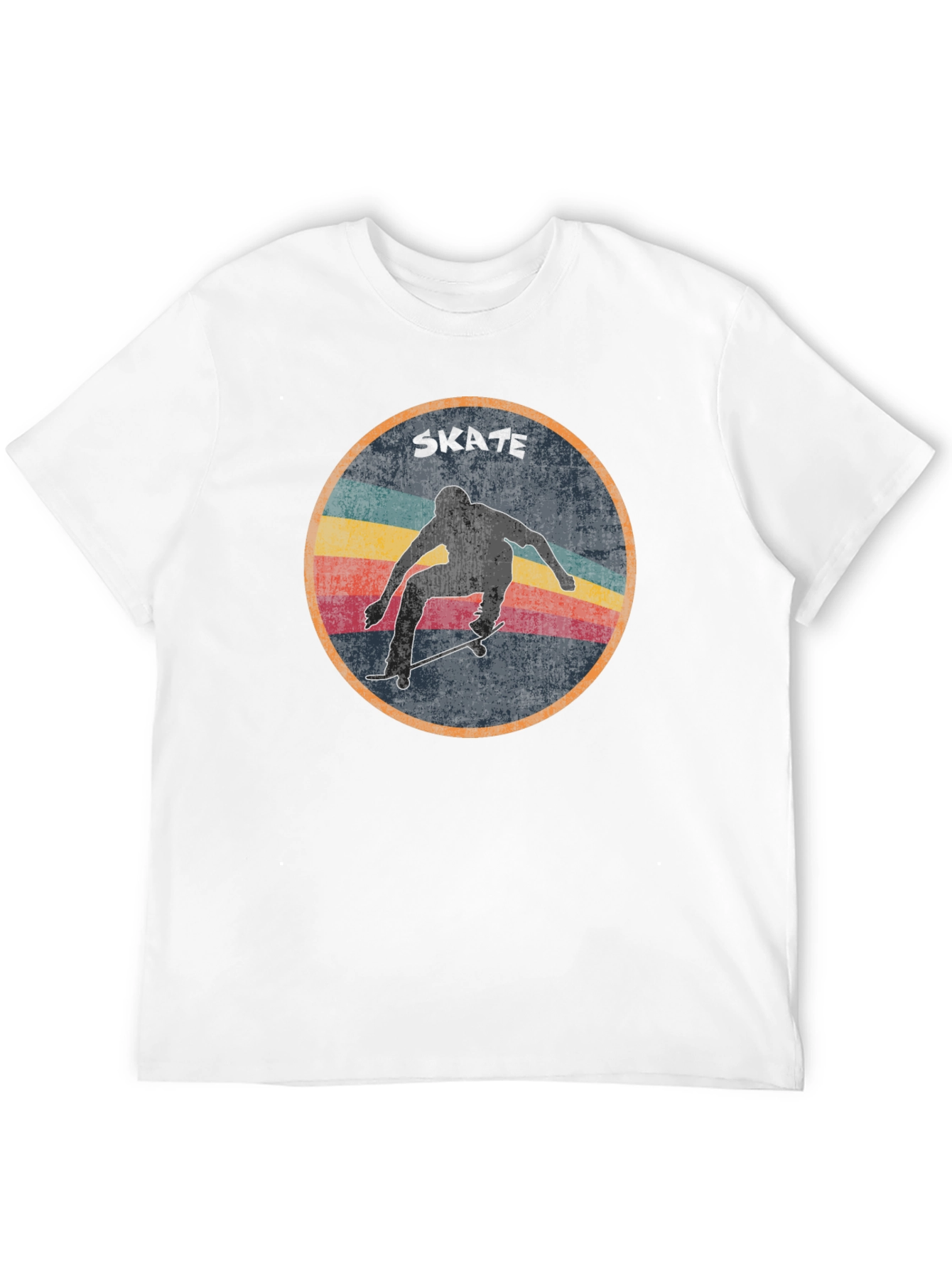 Retro Skate T-Shirt - Black