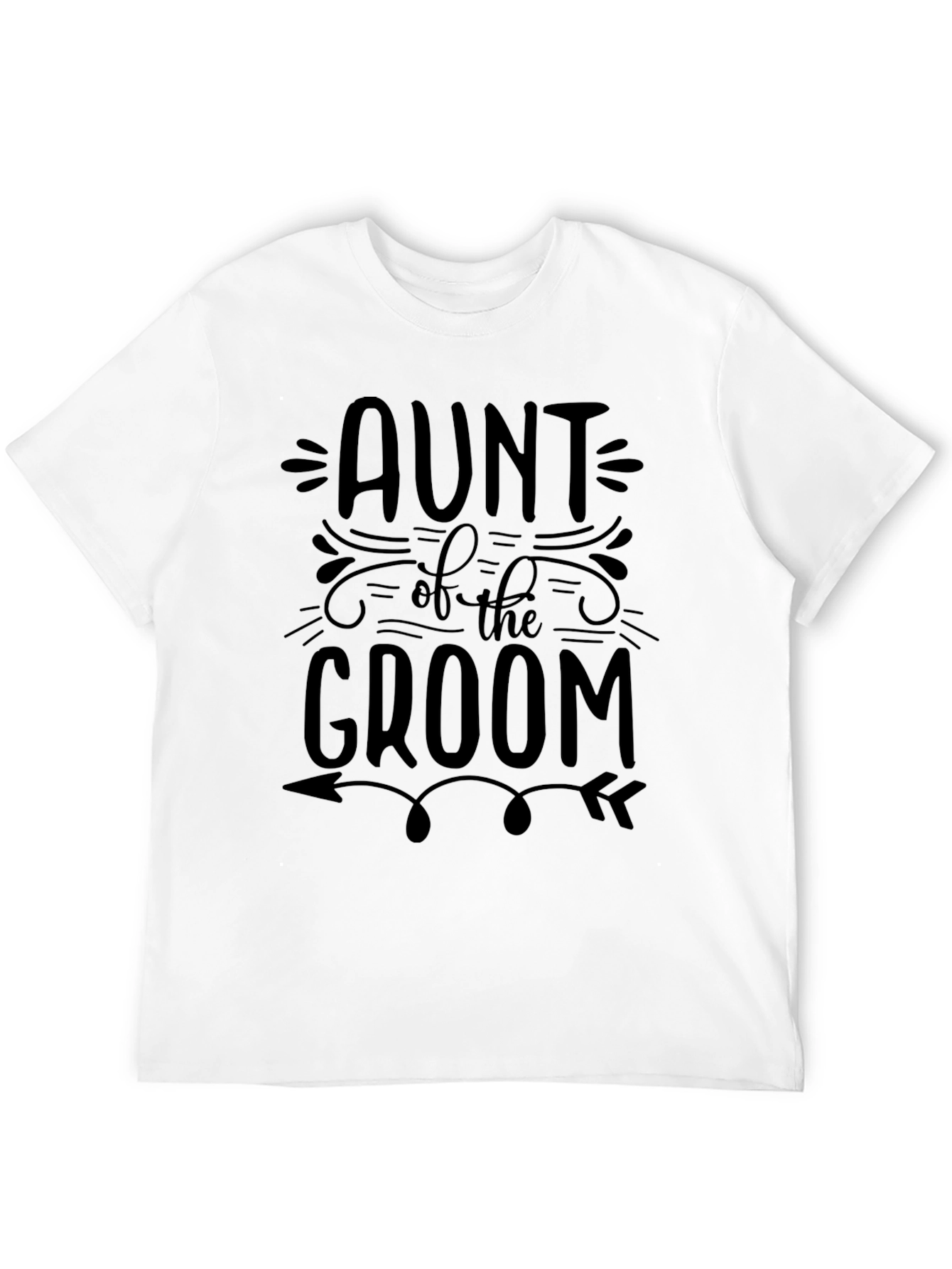 Aunt of the Groom T-Shirt - Wedding Party Tee