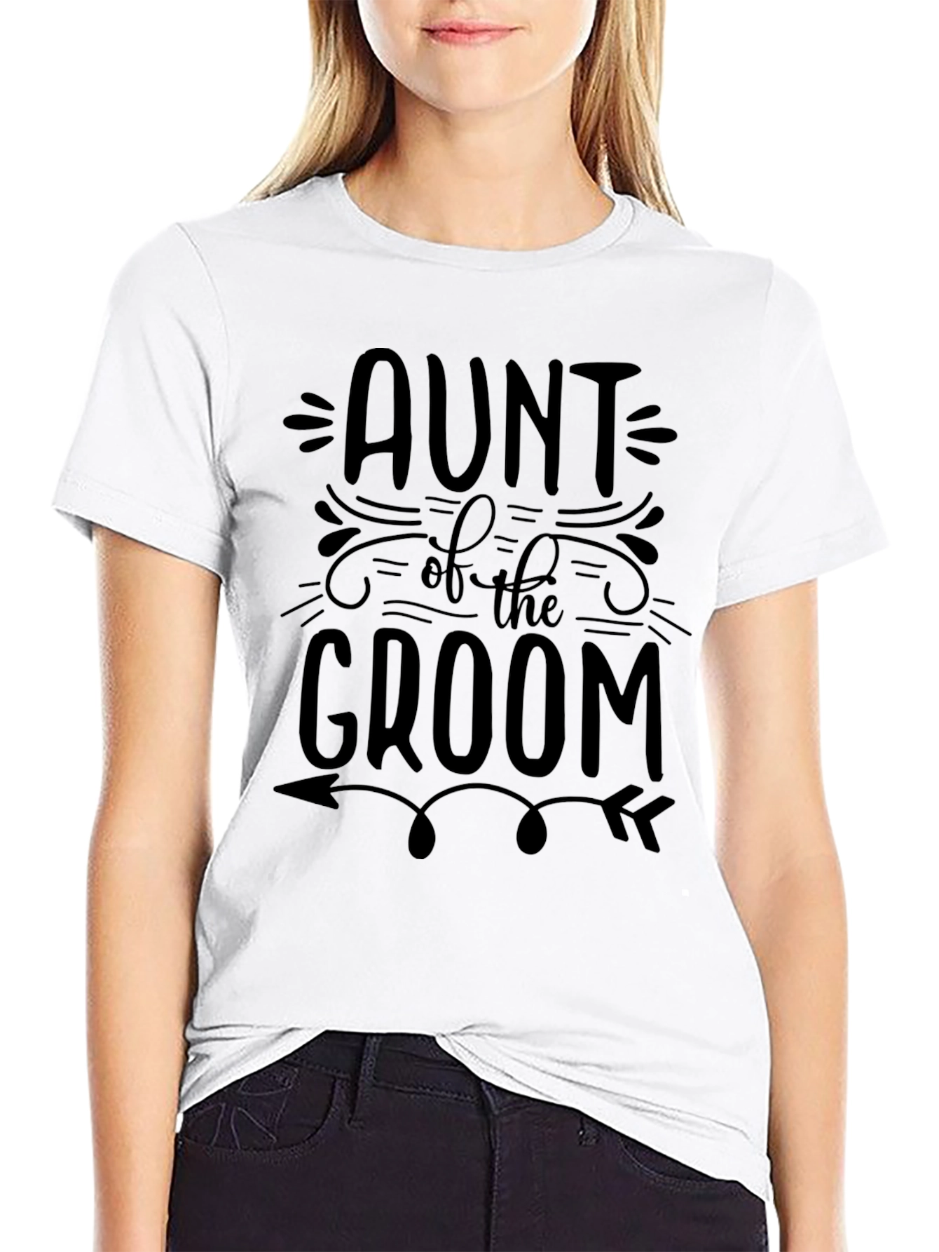 Aunt of the Groom T-Shirt - Wedding Party Tee