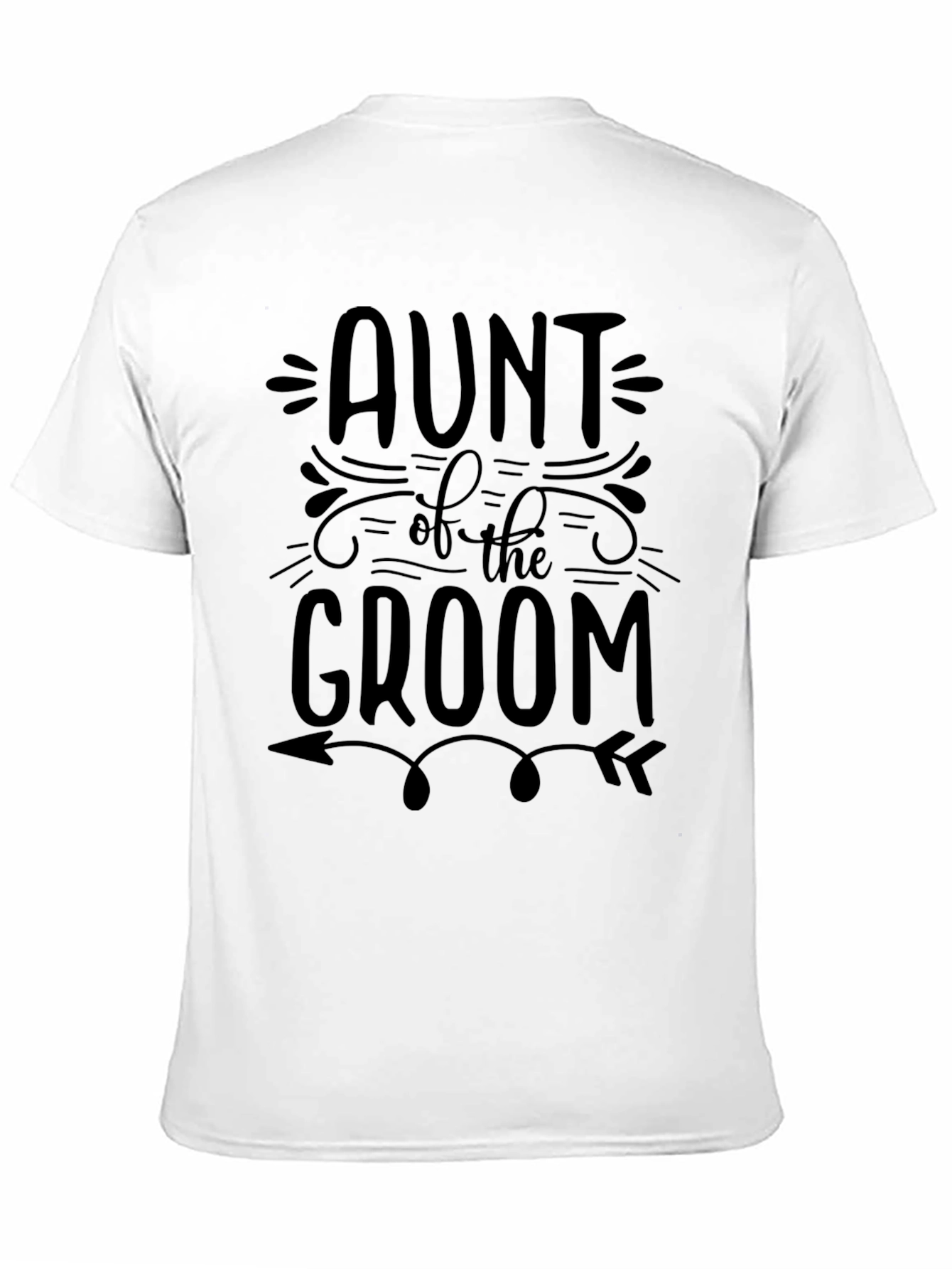 Aunt of the Groom T-Shirt - Wedding Party Tee