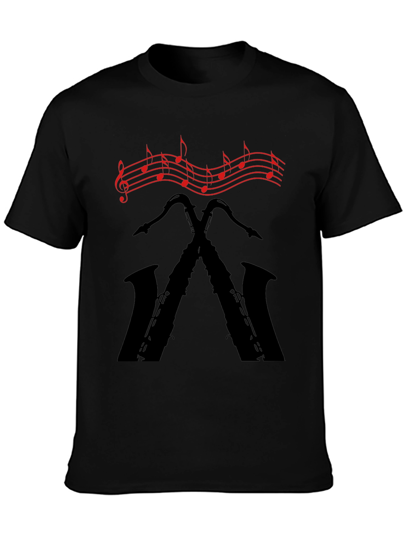 Musical Saxophone Graphic Tee