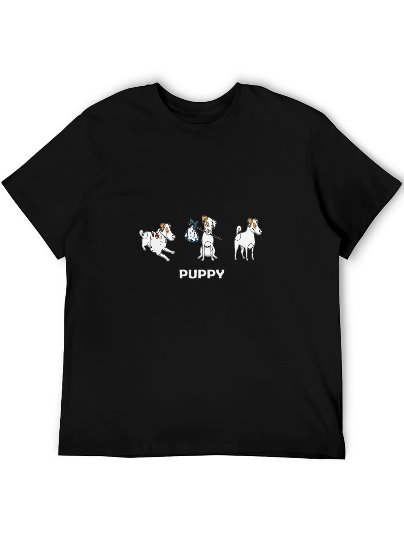 PUPPY Cartoon Dogs T-Shirt – Cute Dog Lover Graphic Tee Gift