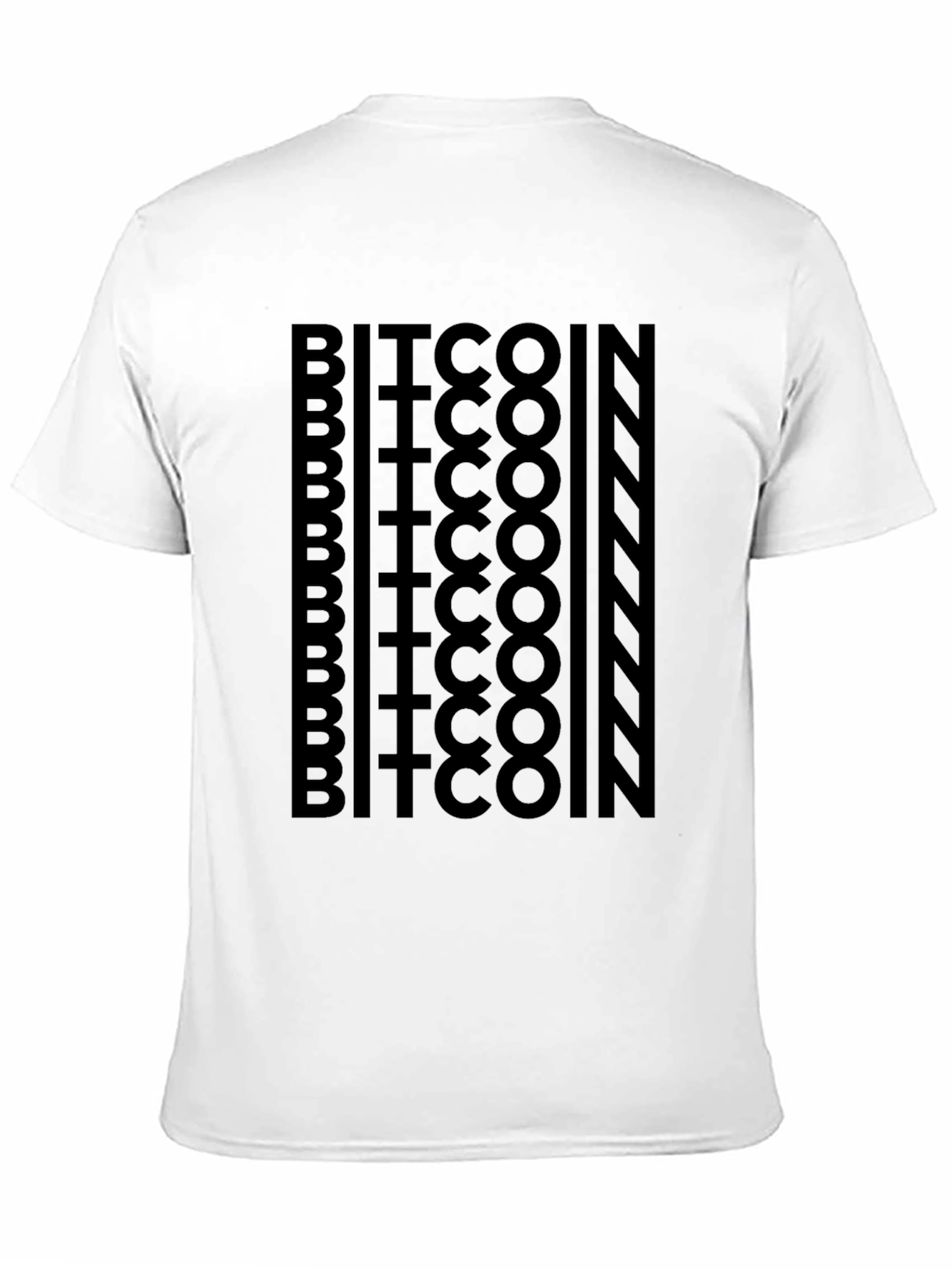 Bitcoin Graphic Print Tee - Black Crypto T-Shirt