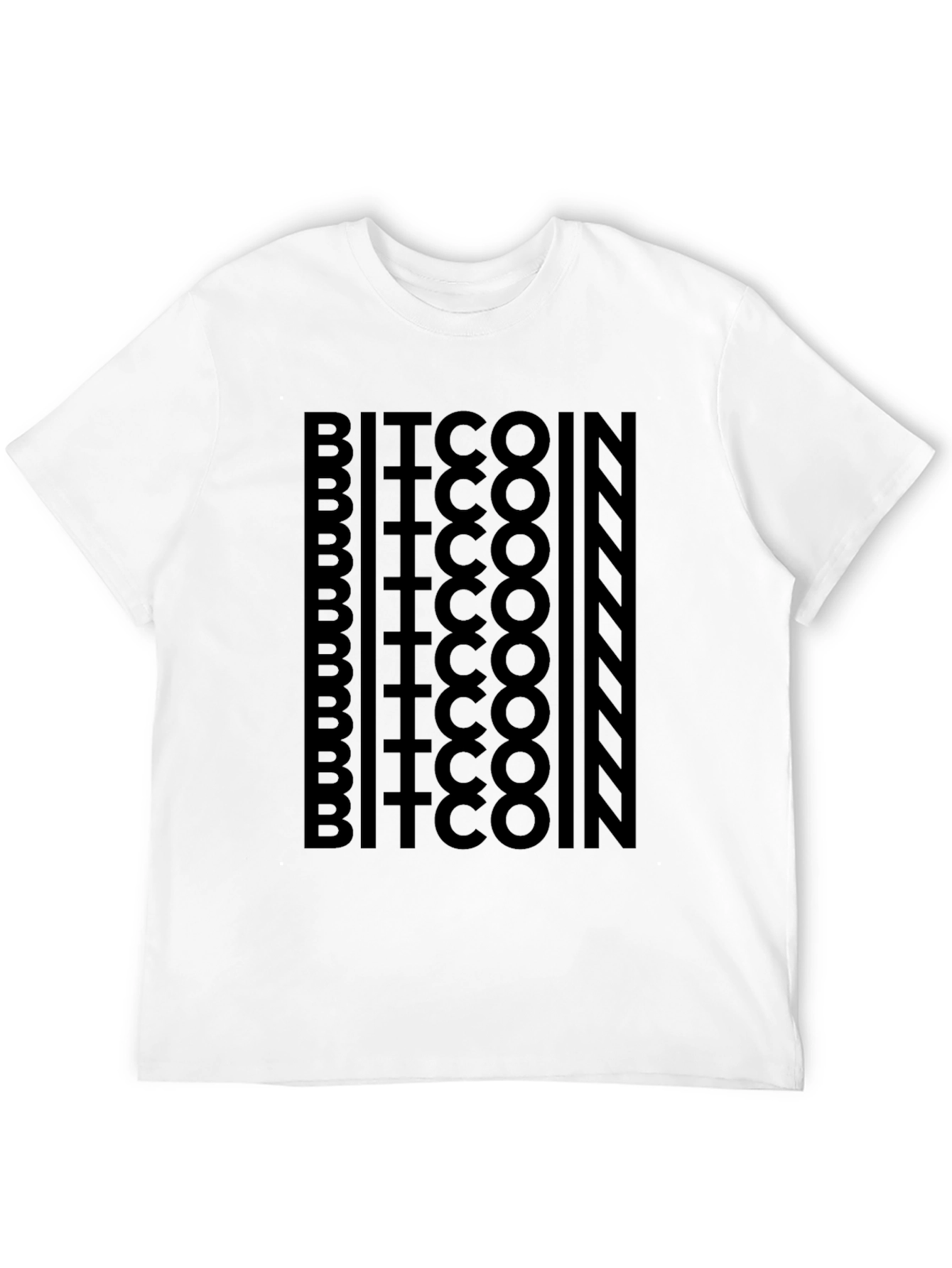 Bitcoin Graphic Print Tee - Black Crypto T-Shirt